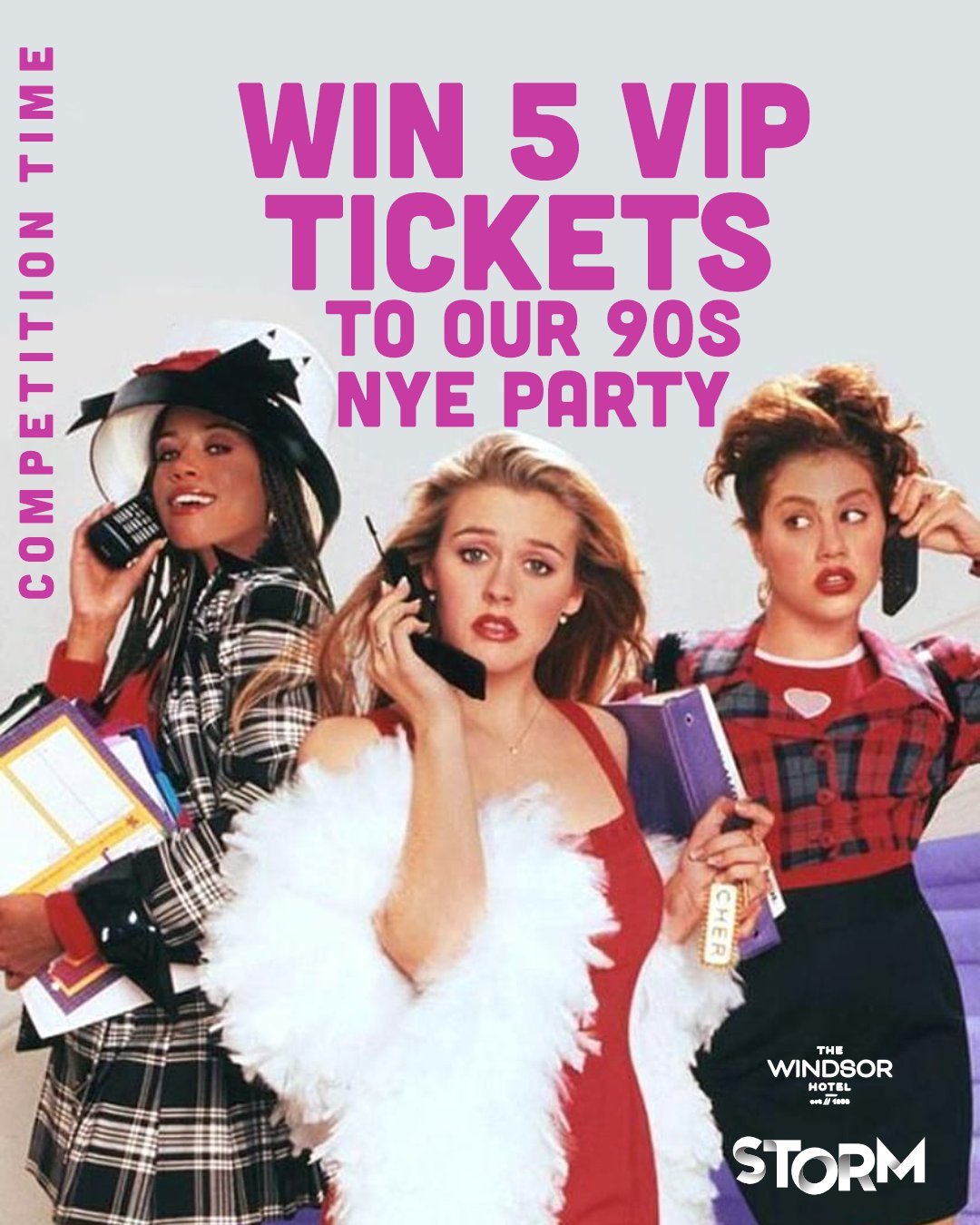 Everyone loves a 90s party 🕺💿

To celebrate NYE, we&rsquo;re giving FIVE people the chance to win one &lsquo;Final Pour&rsquo; VIP ticket each to our 90s-themed New Year&rsquo;s Eve party in the Garden Bar.

What&rsquo;s included in The Final Pour 