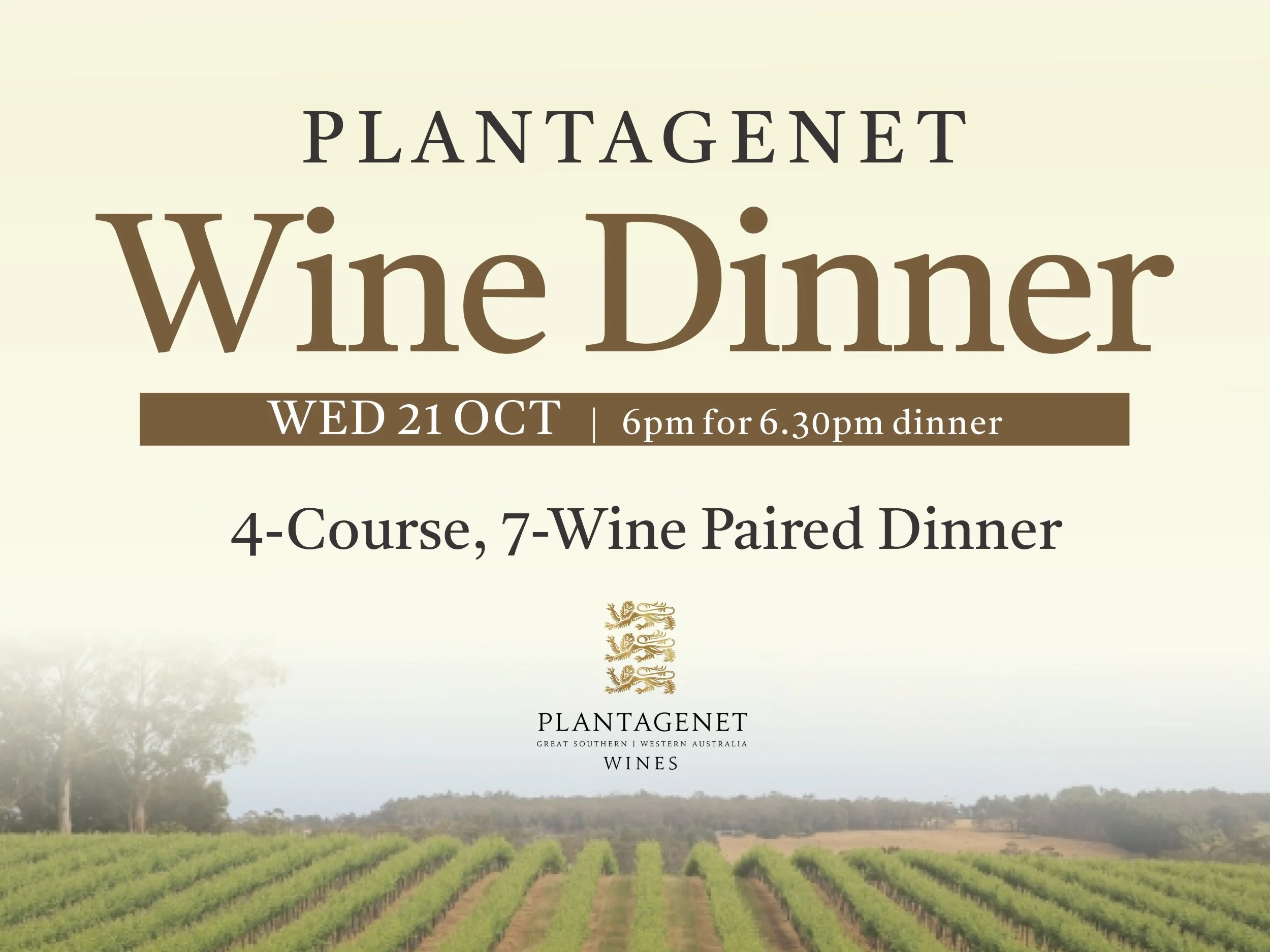 Plantagenet Wine Dinner