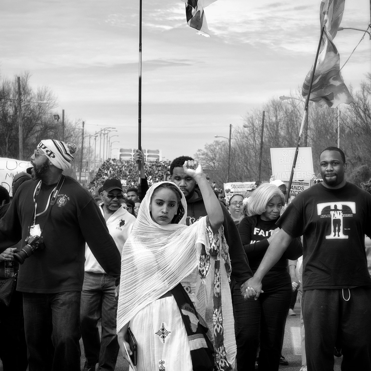  Sheila Pree Bright, 2015,  2015 Selma 50th Anniversary , archival inkjet print 