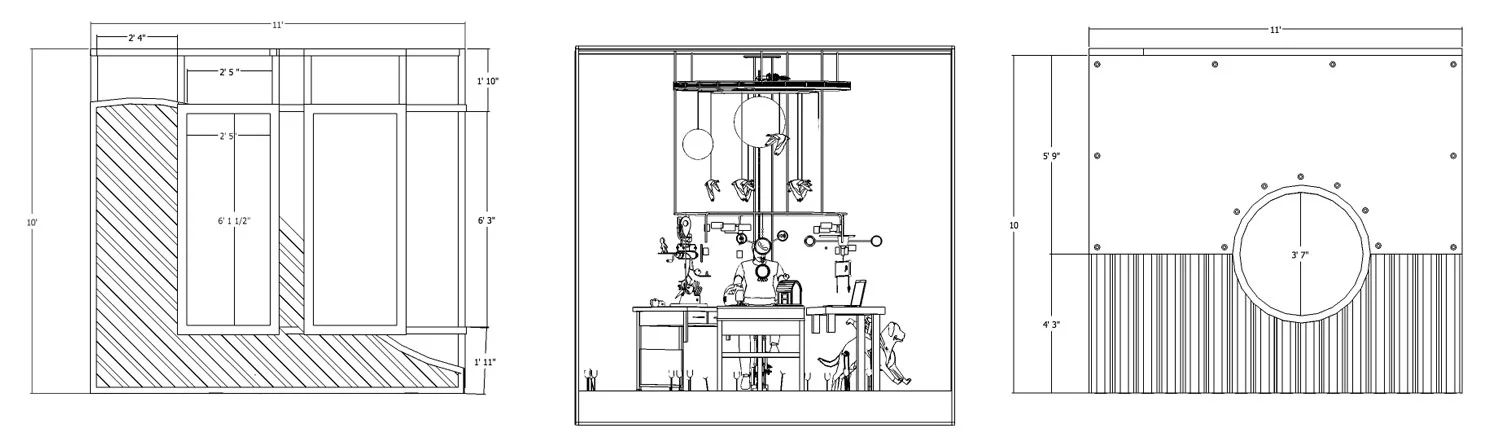  Technical Plans, for 'Moto Hint [Turntables]'. 
