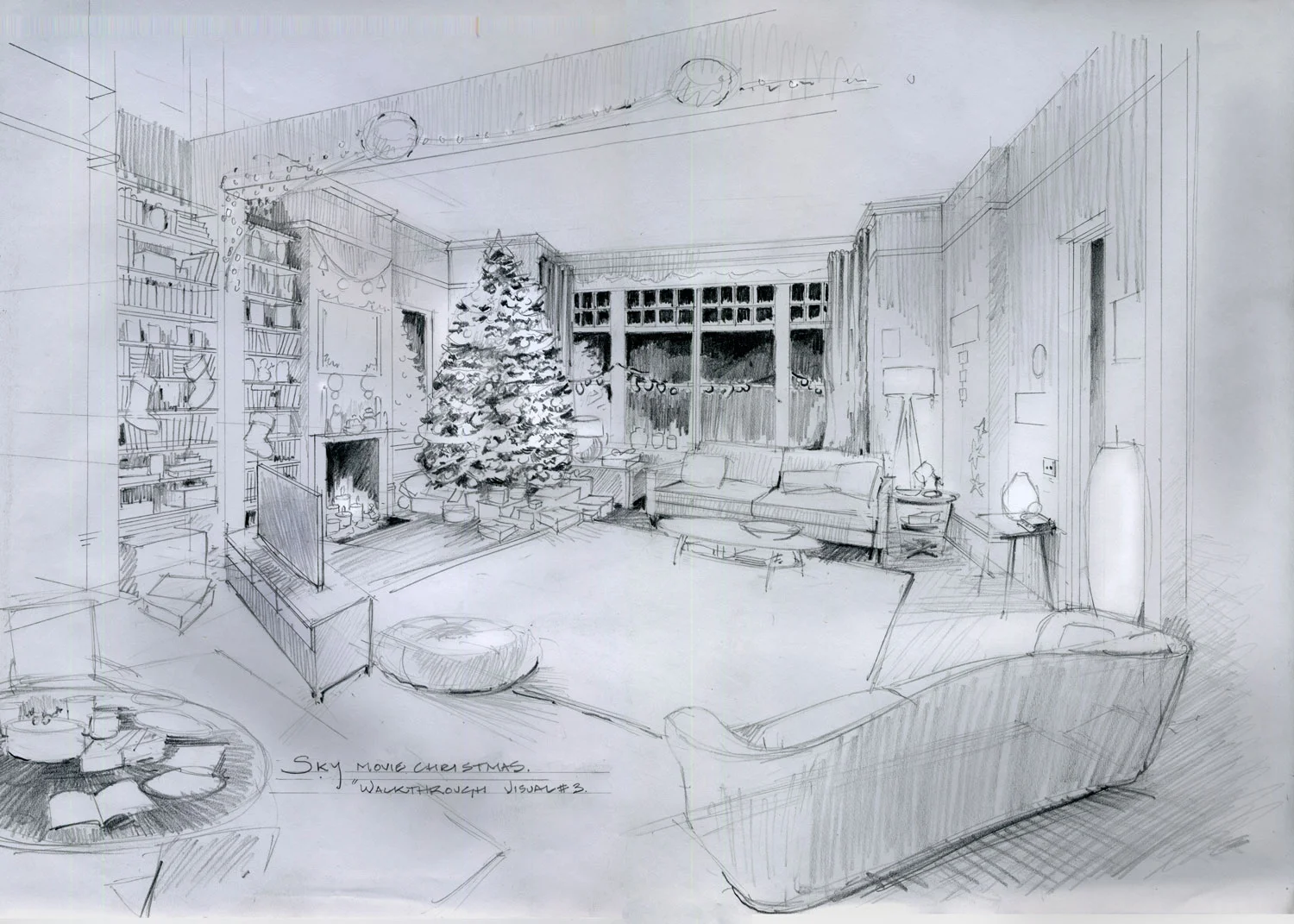 Final Concept Art, for interior of house.
