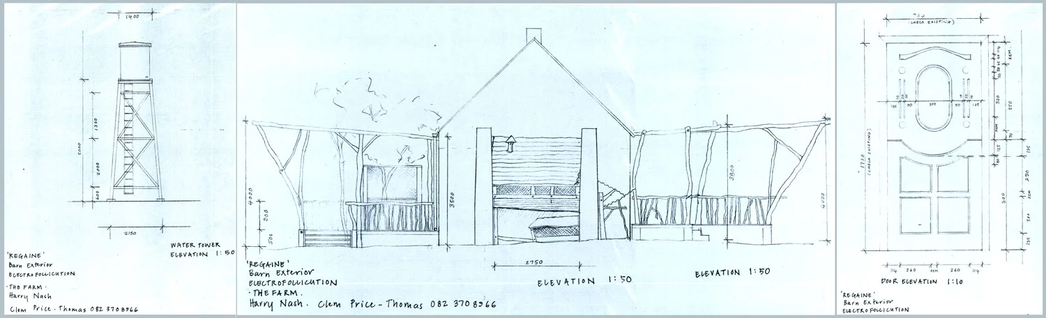 Technical Building Plans, for exterior set build.