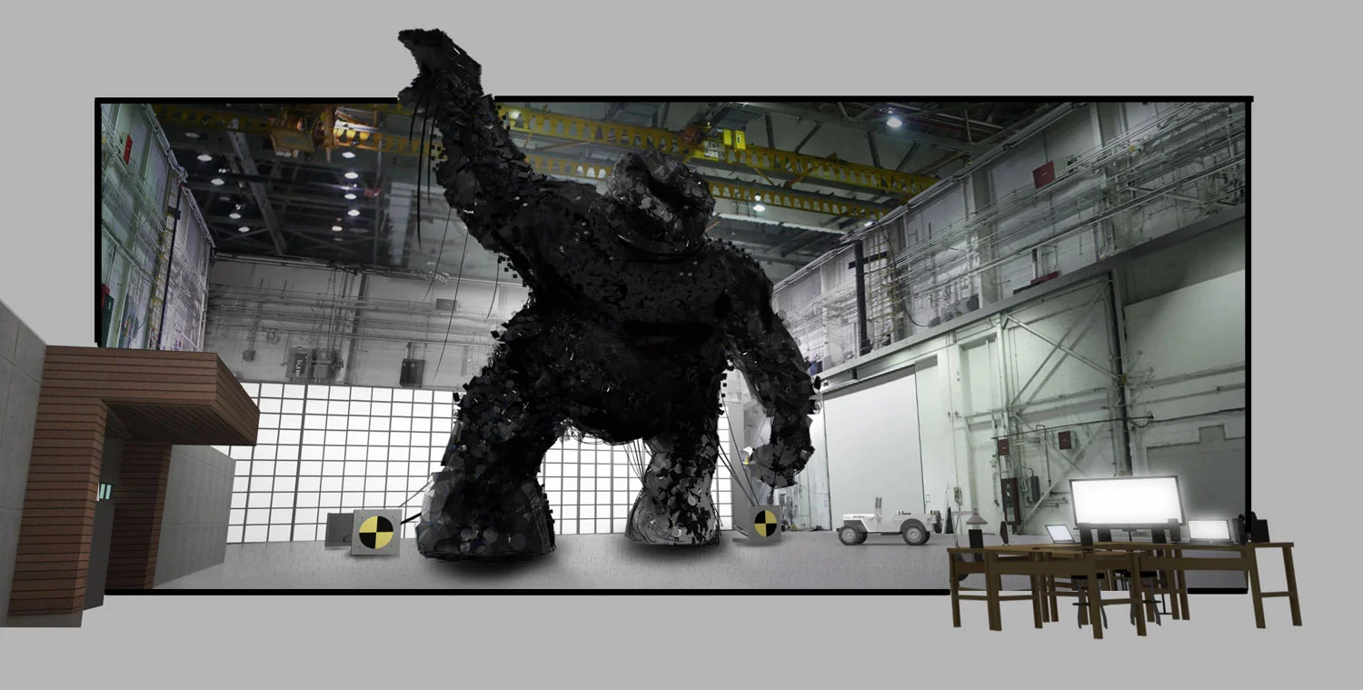  Final Concept Artwork, for 'Monster' set build [reverse]. 