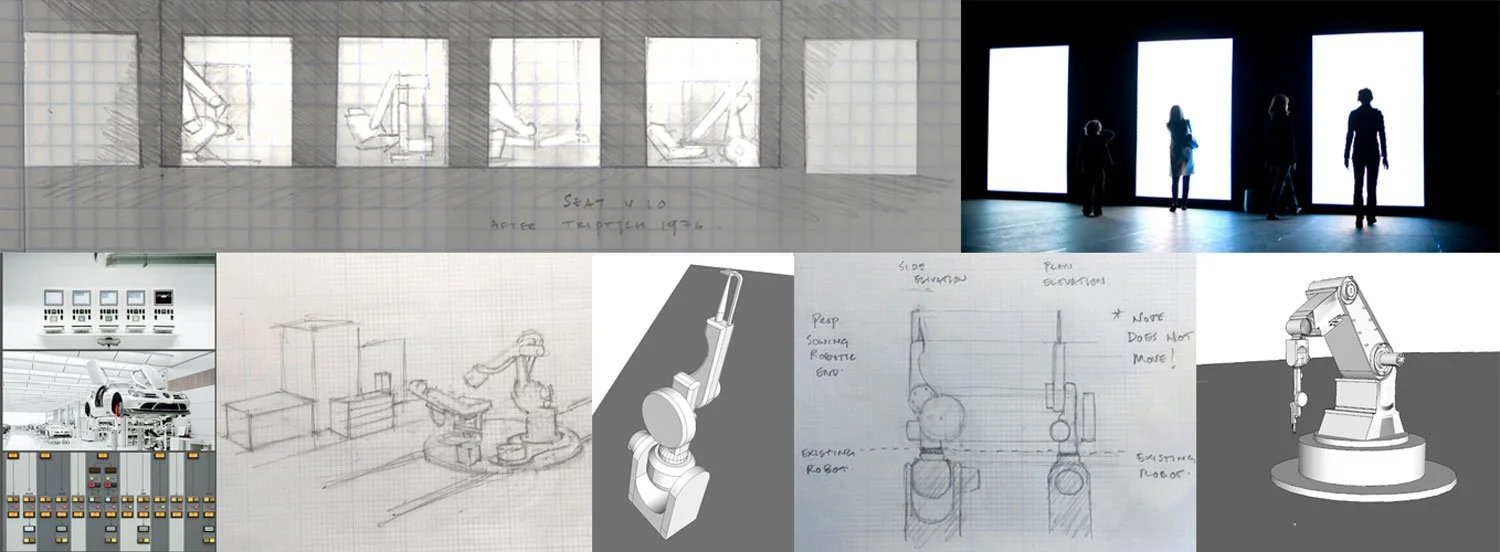 Developmental Concept Art and References.