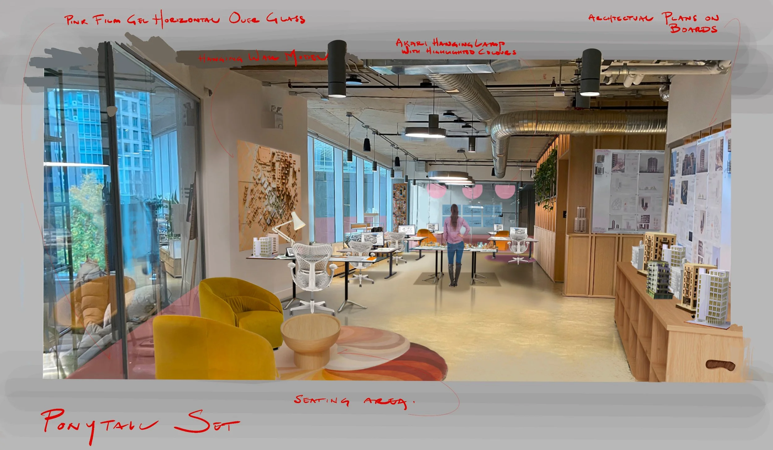 'Diet Coke Break, Pony' Architects Office Interior - Concept