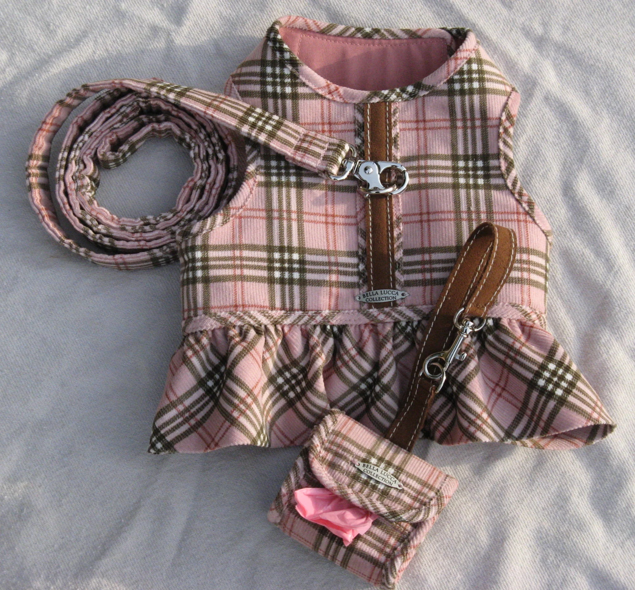 Sophie Harness, leash and clutch.jpg