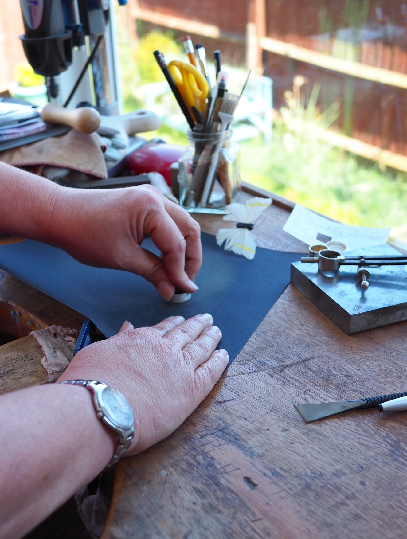 Kate Wainwright | Learn To Make A Silver Ring | Silversmith Lesson Sussex