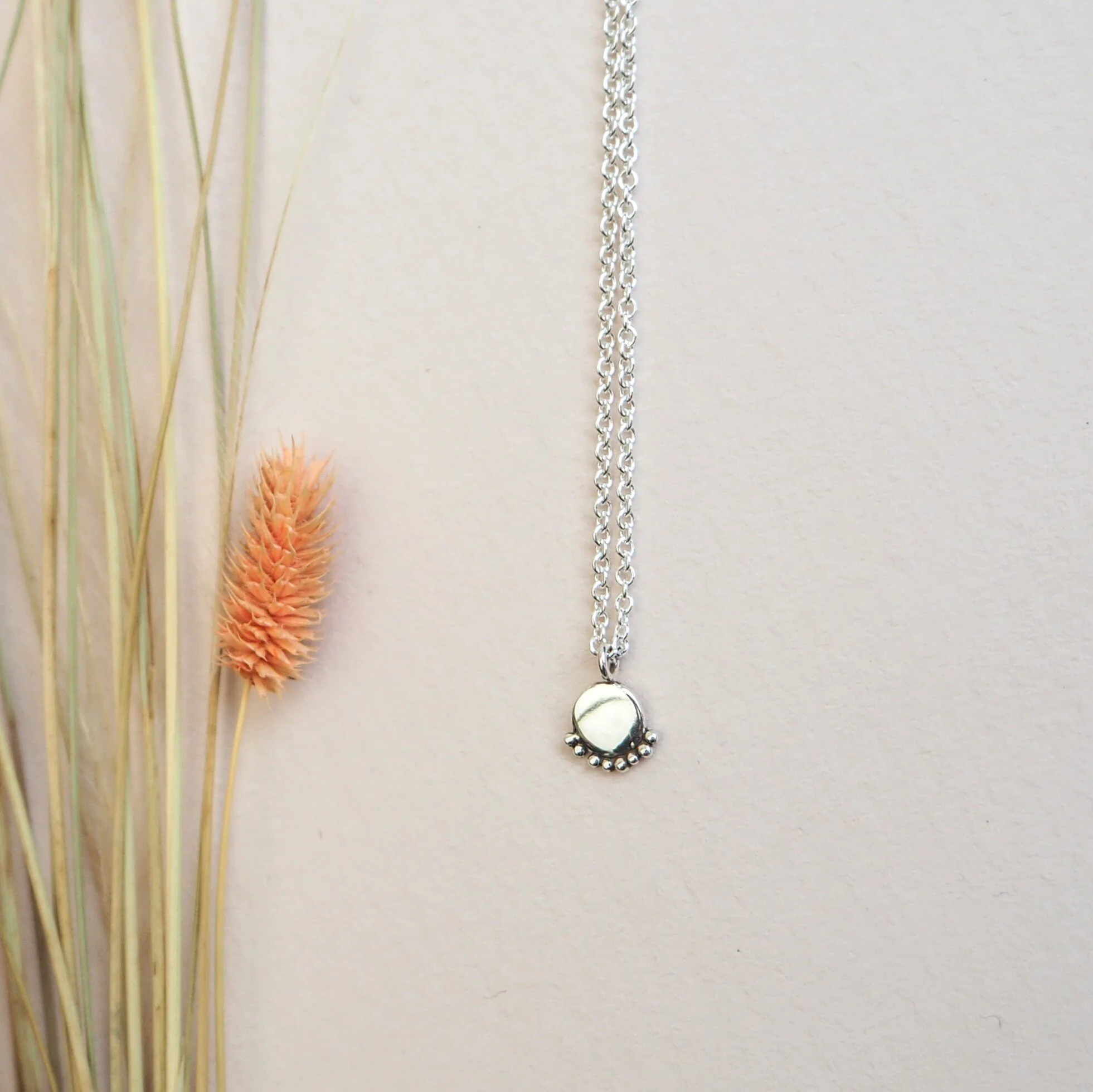 Sol, Recycled Silver Rae Necklace 