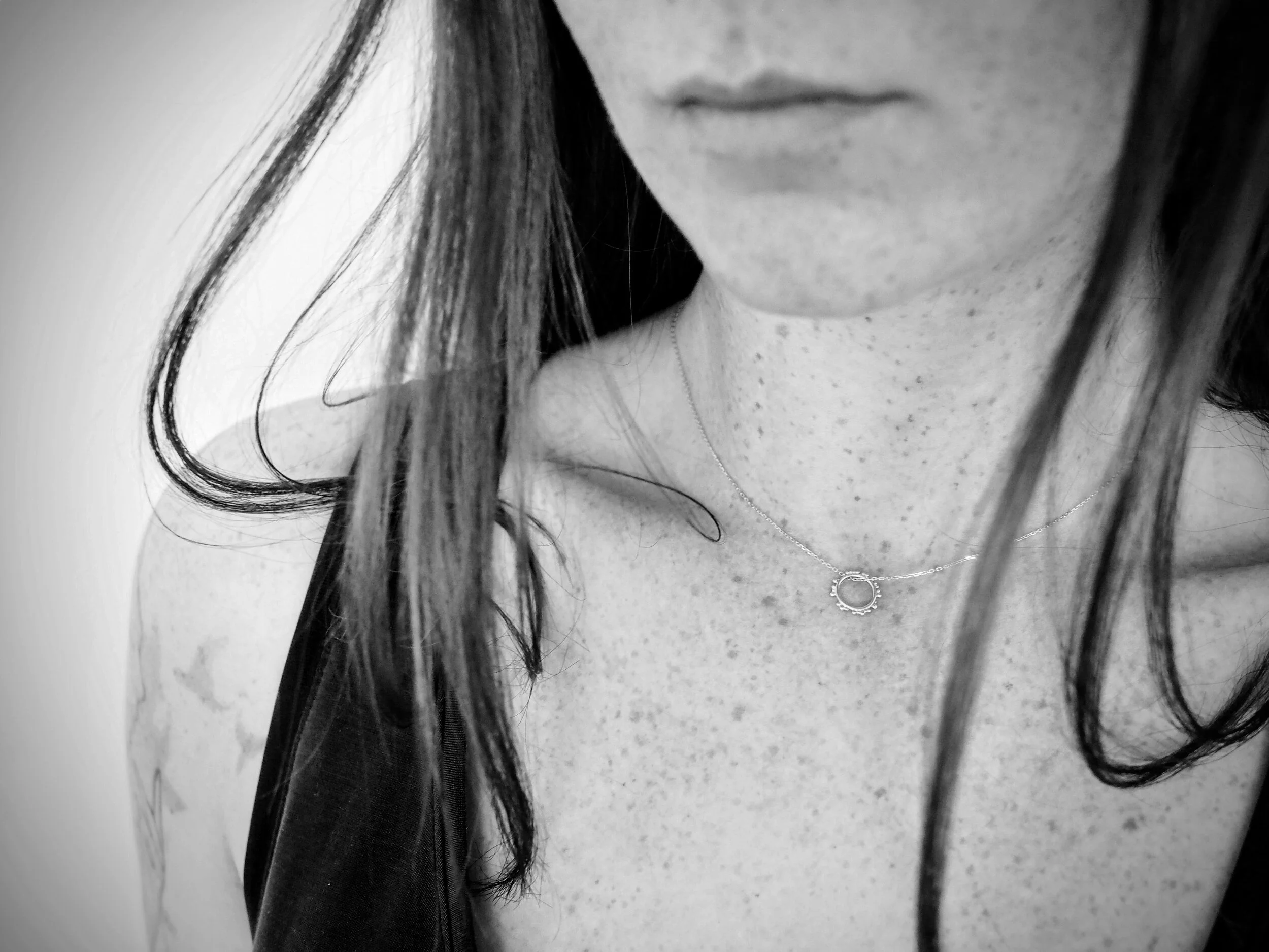 Sol Circle Necklace in Recycled Gold (Copy)