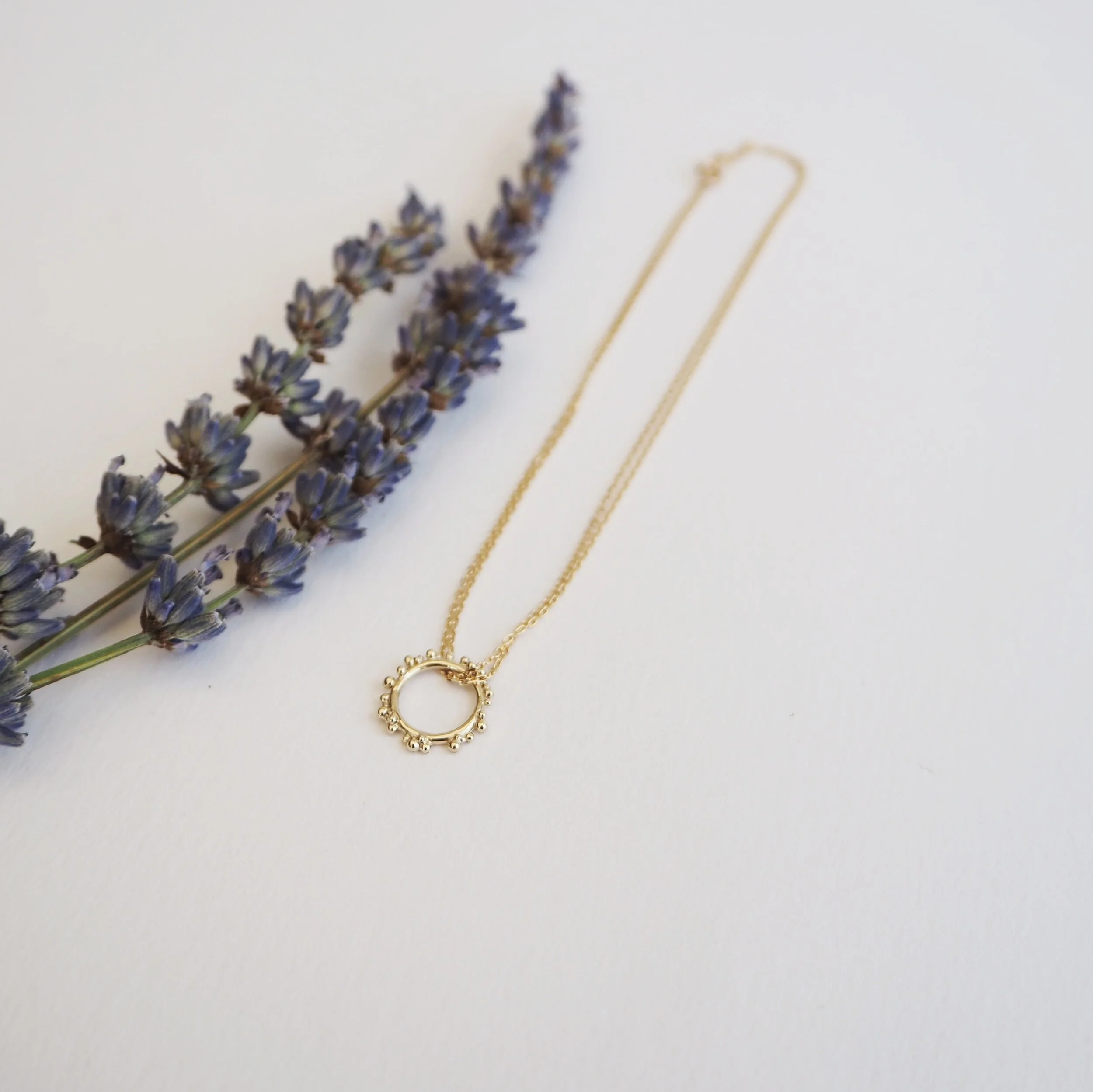 Sol Circle Bracelet in Recycled Gold