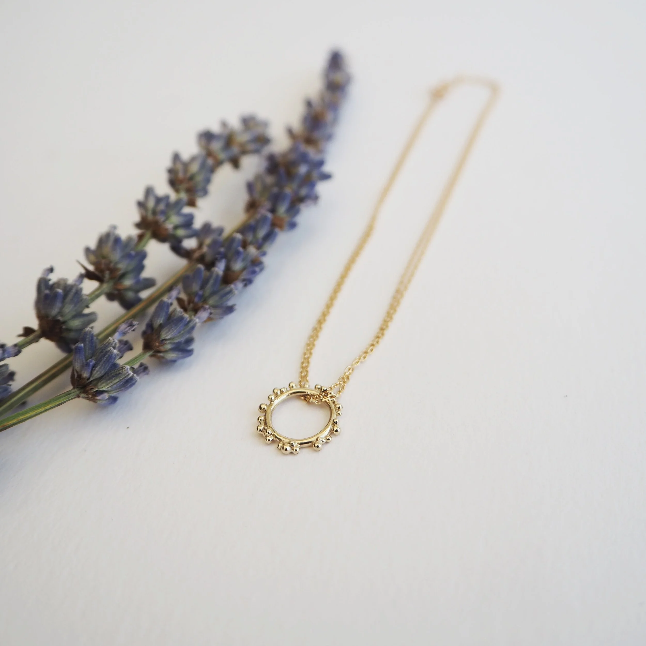 Sol Circle Bracelet in Recycled Gold