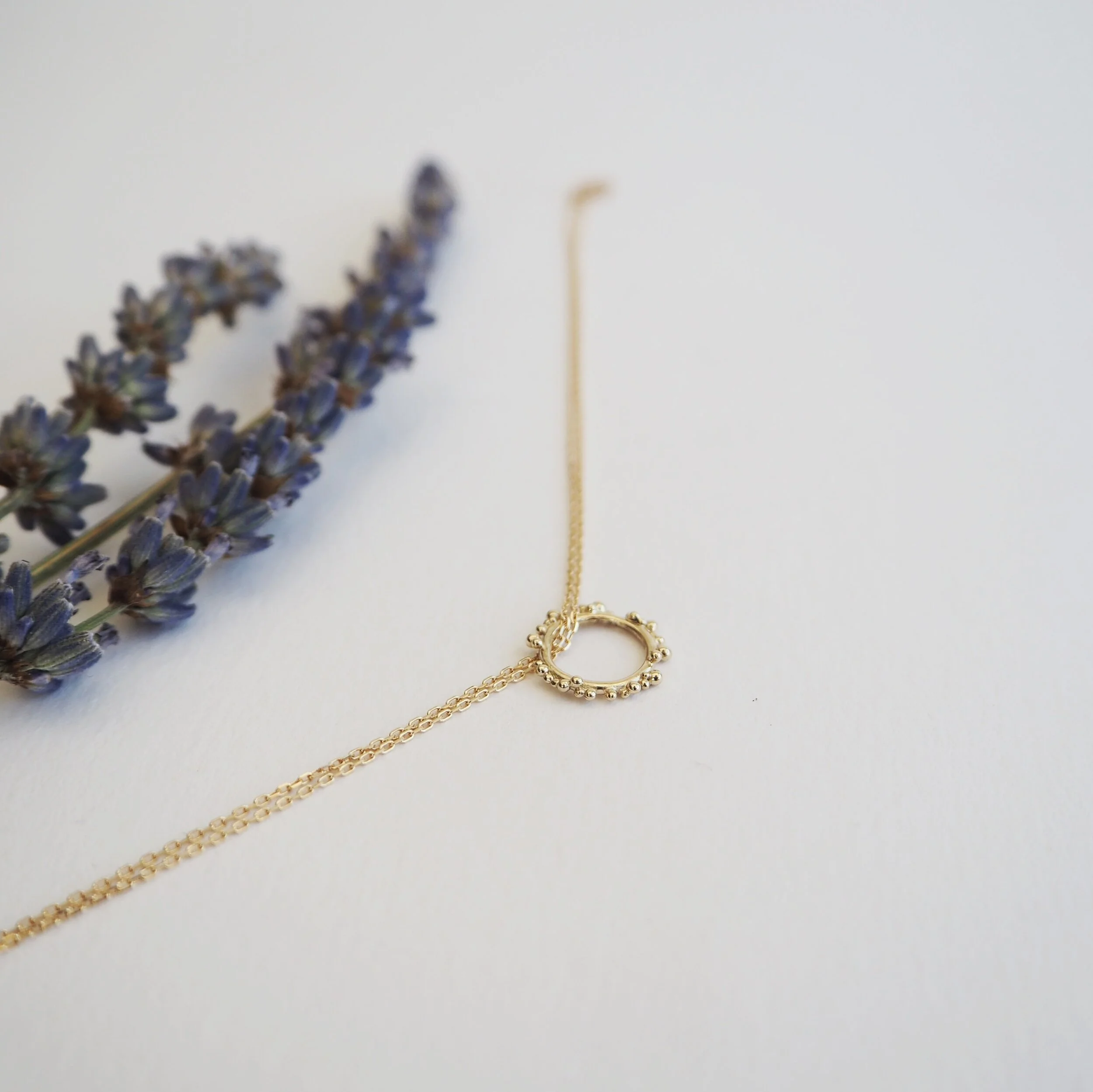 Sol Circle Bracelet in Recycled Gold