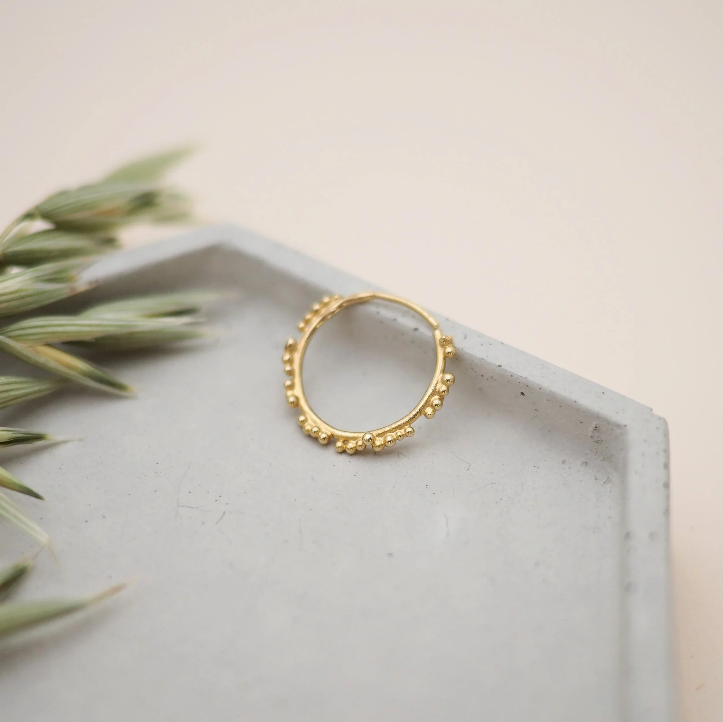 Recycled gold conch piercing or sleeper earring (Copy)