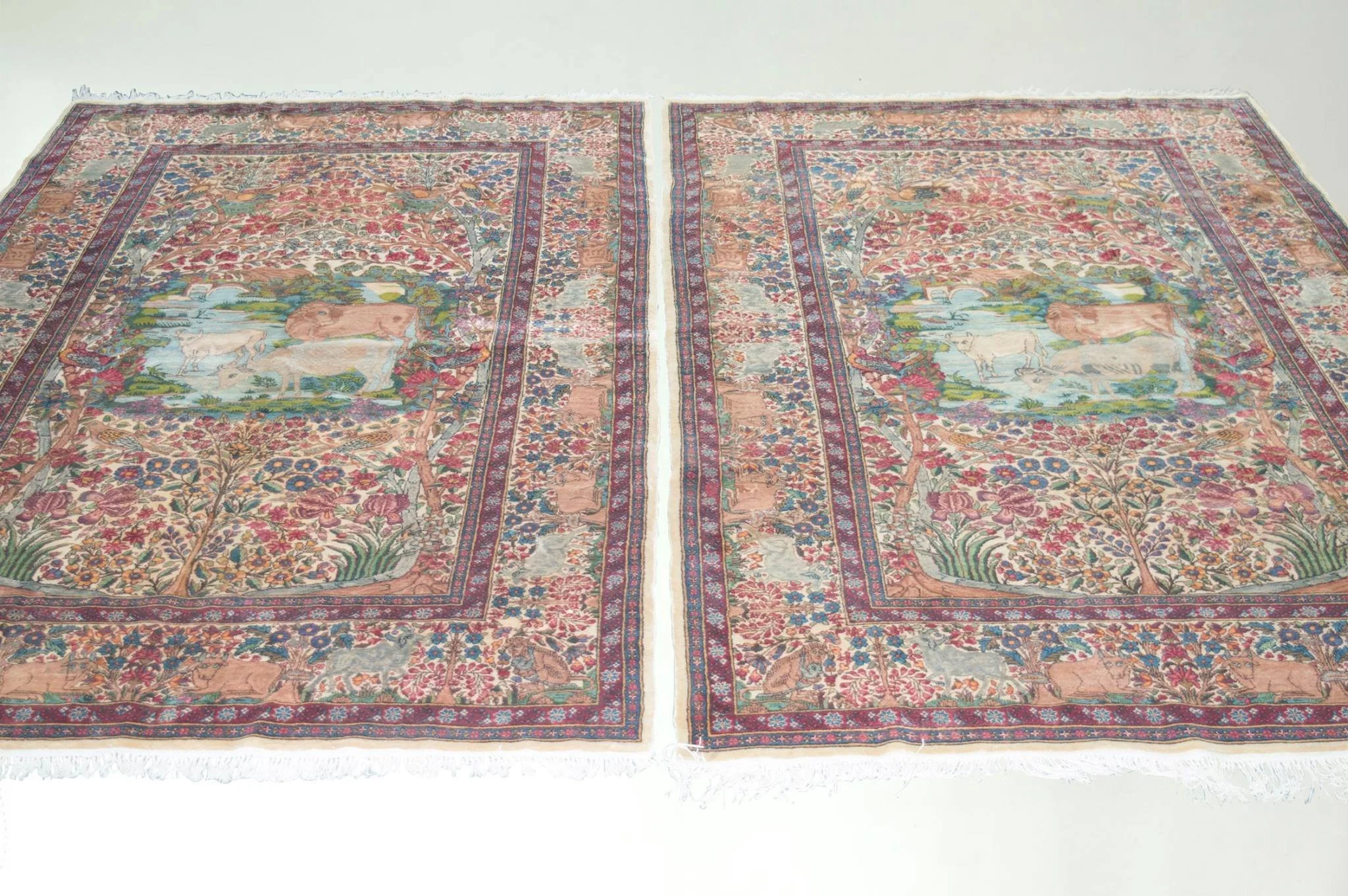 Kerman, Kirman, Ravar Kerman, Lavar Kerman, Bakhtiyar, Rug, Persian Rug, Carpet, Persian Carpet