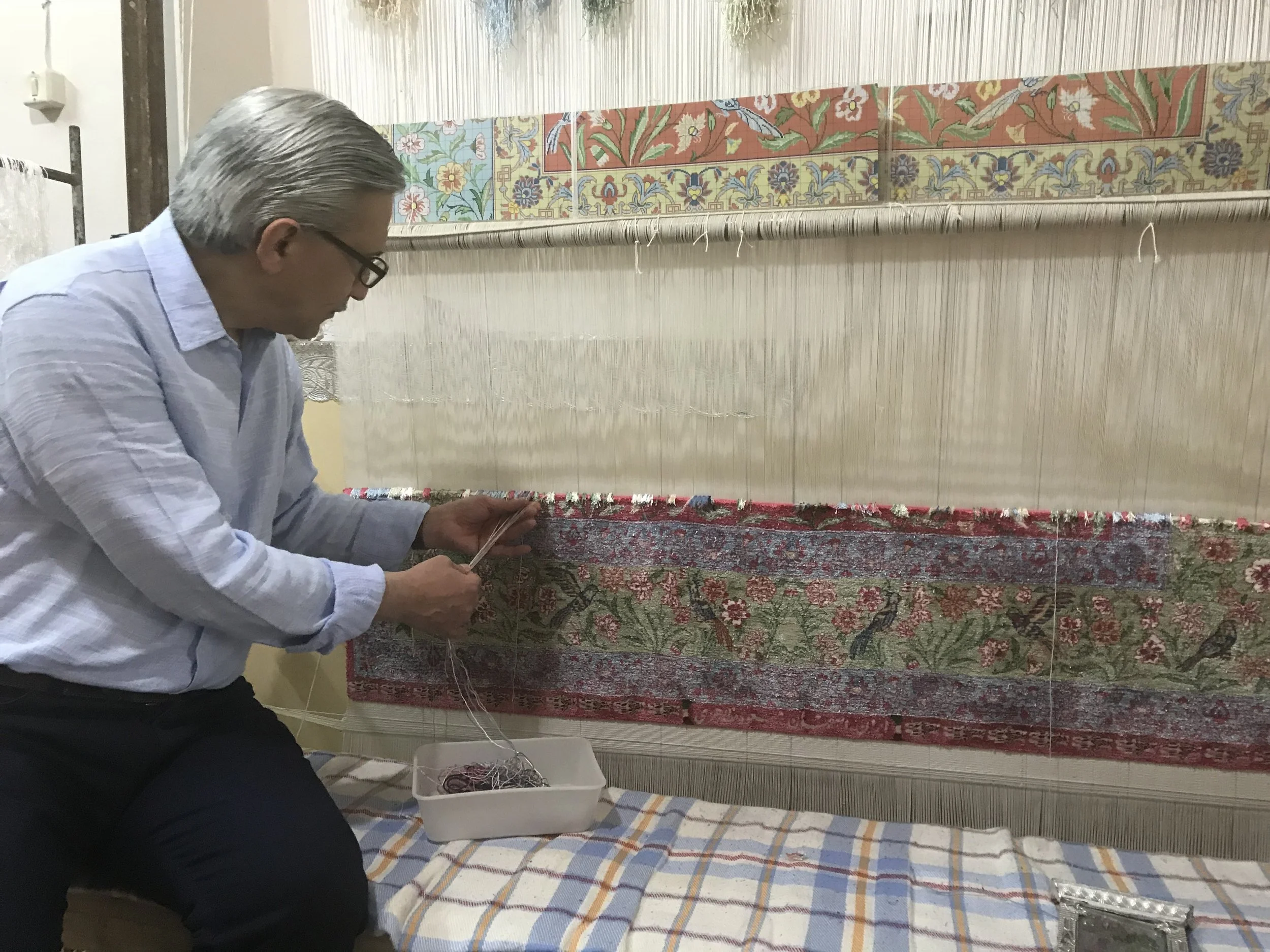 Shast Parandeh, Silk, Persian Rug, Rug, Carpet, Persian Carpet, Stockbridge