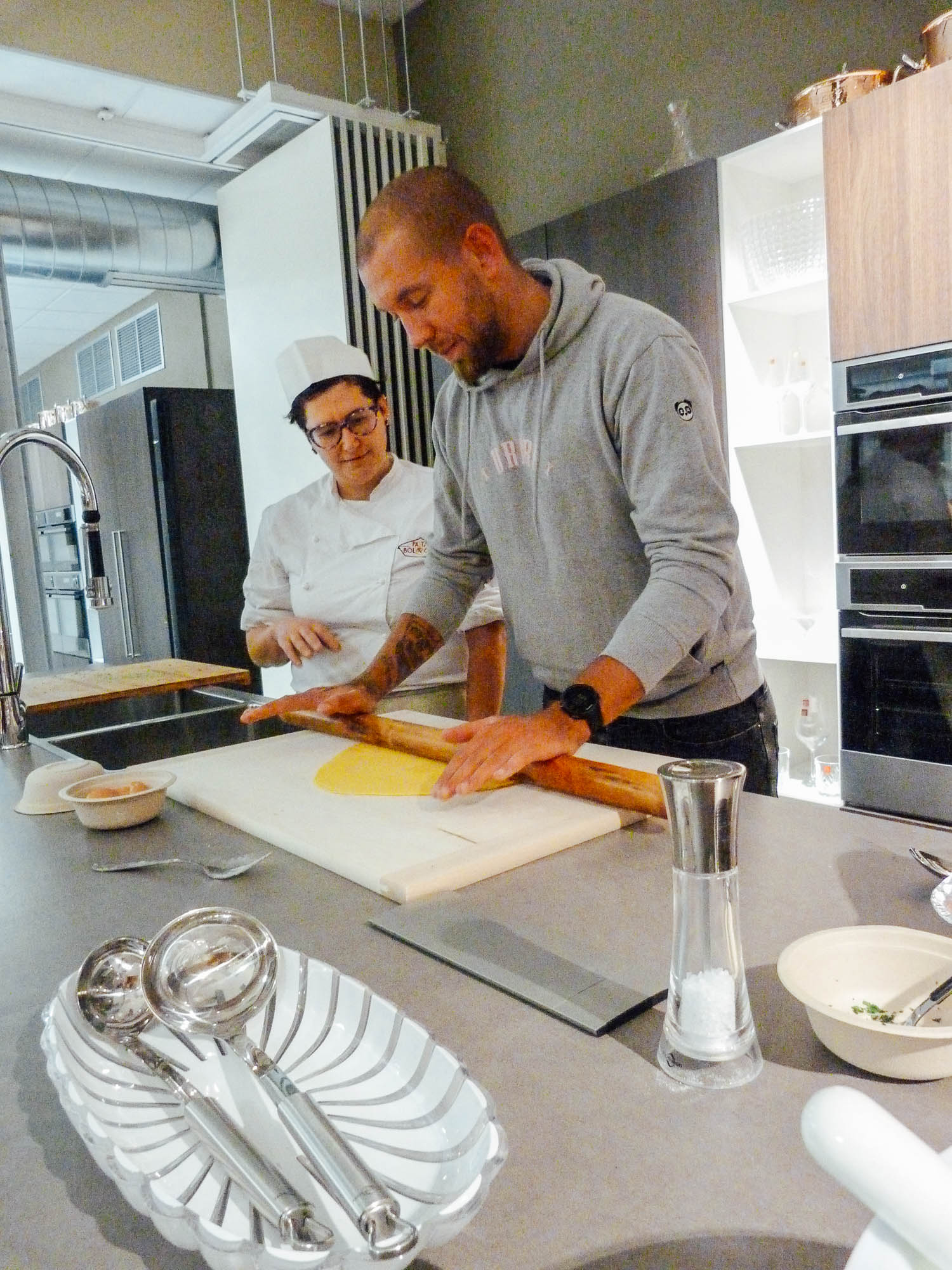 Oakman Inns Head Chefs undertake pasta masterclass at FICO Eataly World in Bologna