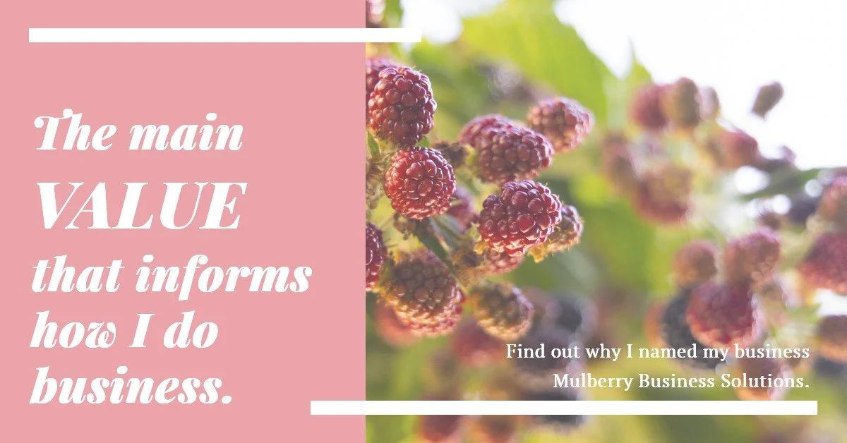 The Main Value of How I Do Business