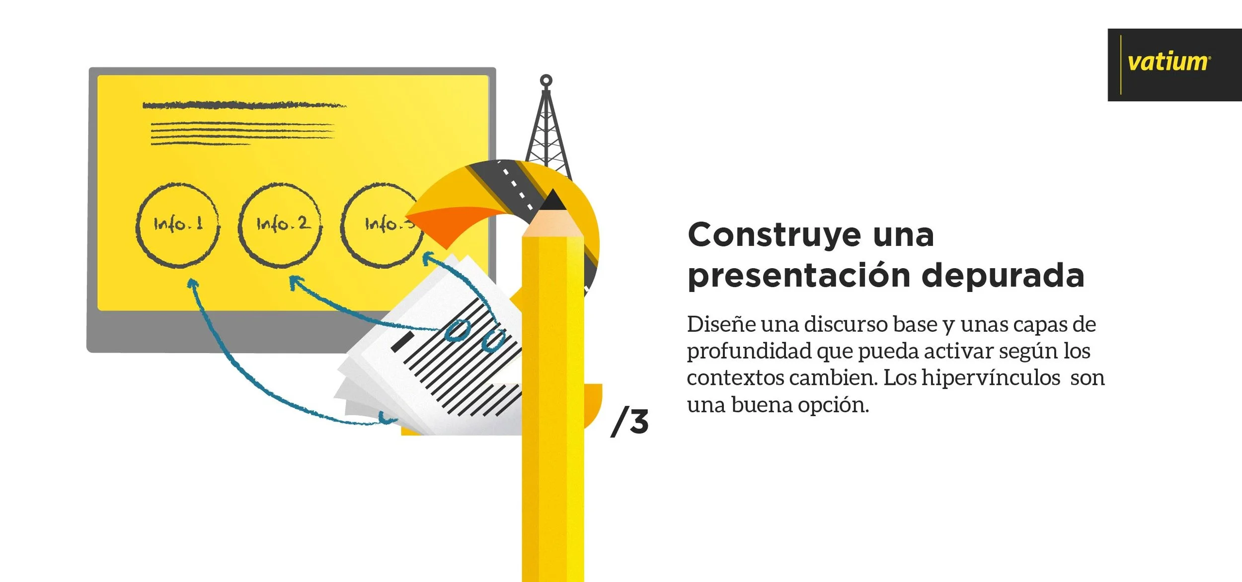 construye una presentación depurada para tu discurso comercial