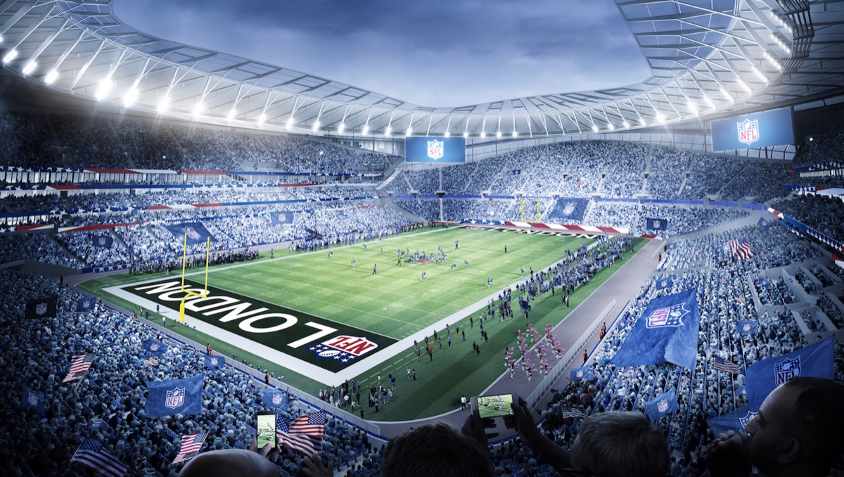 Tottenham Hotspur's new stadium has a 10 year deal with the NFL