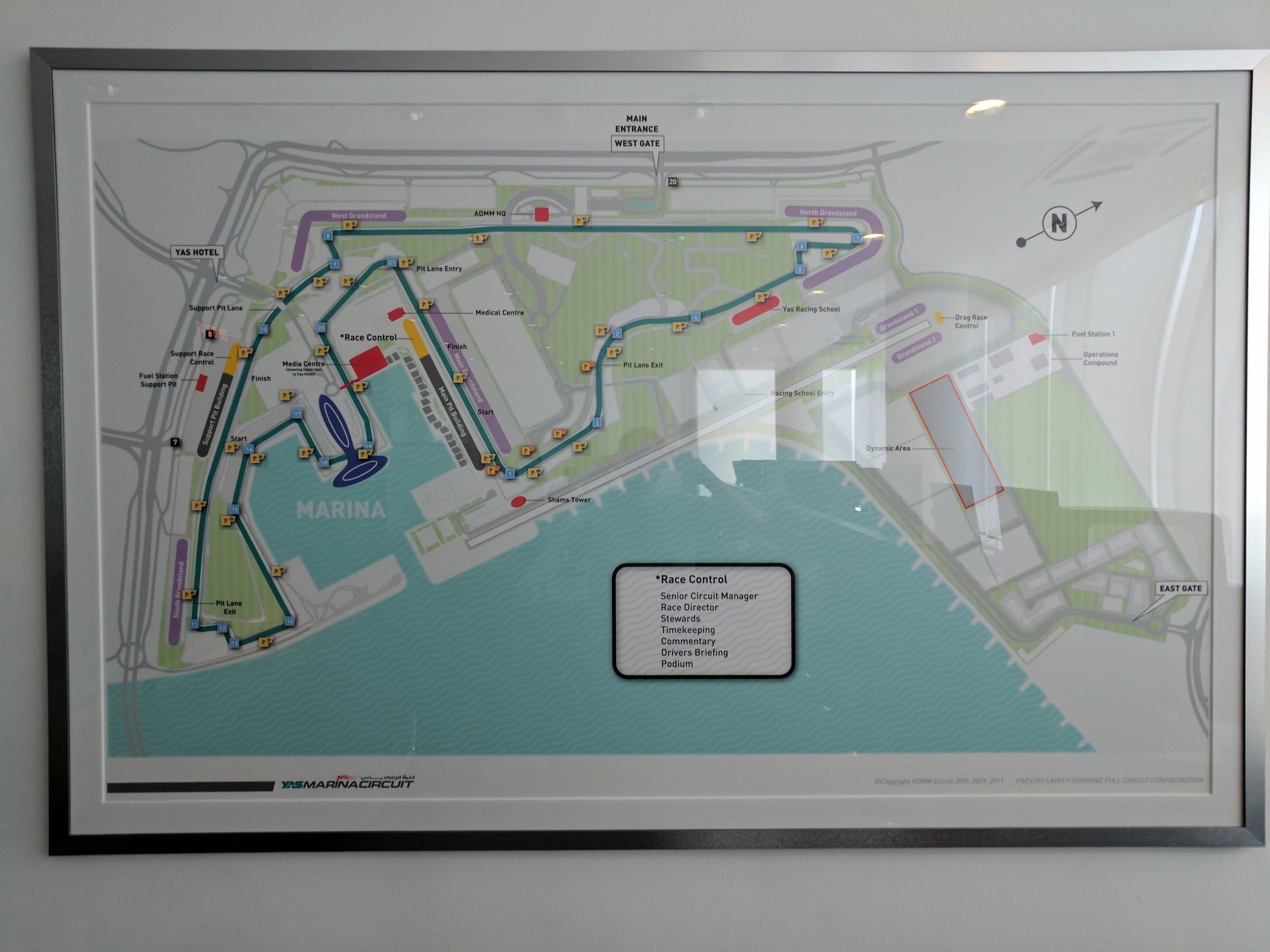 Map of the circuit