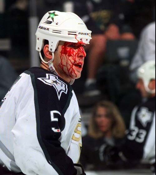 What have been some of the most horrific injuries in Ice Hockey
