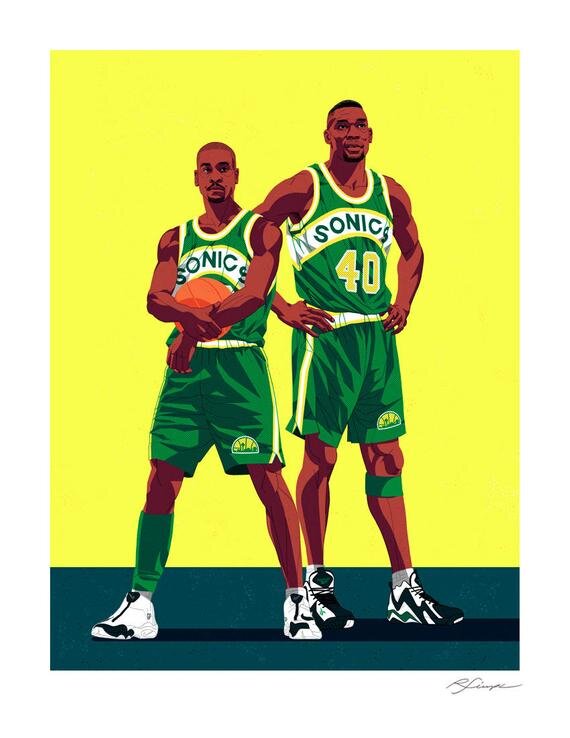 The Seattle Supersonics: Kemp, Payton, Durant and an angry City — The  Sporting Blog