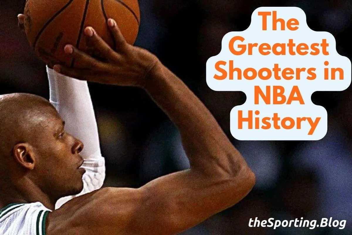 Tall Basketball Players Shooting