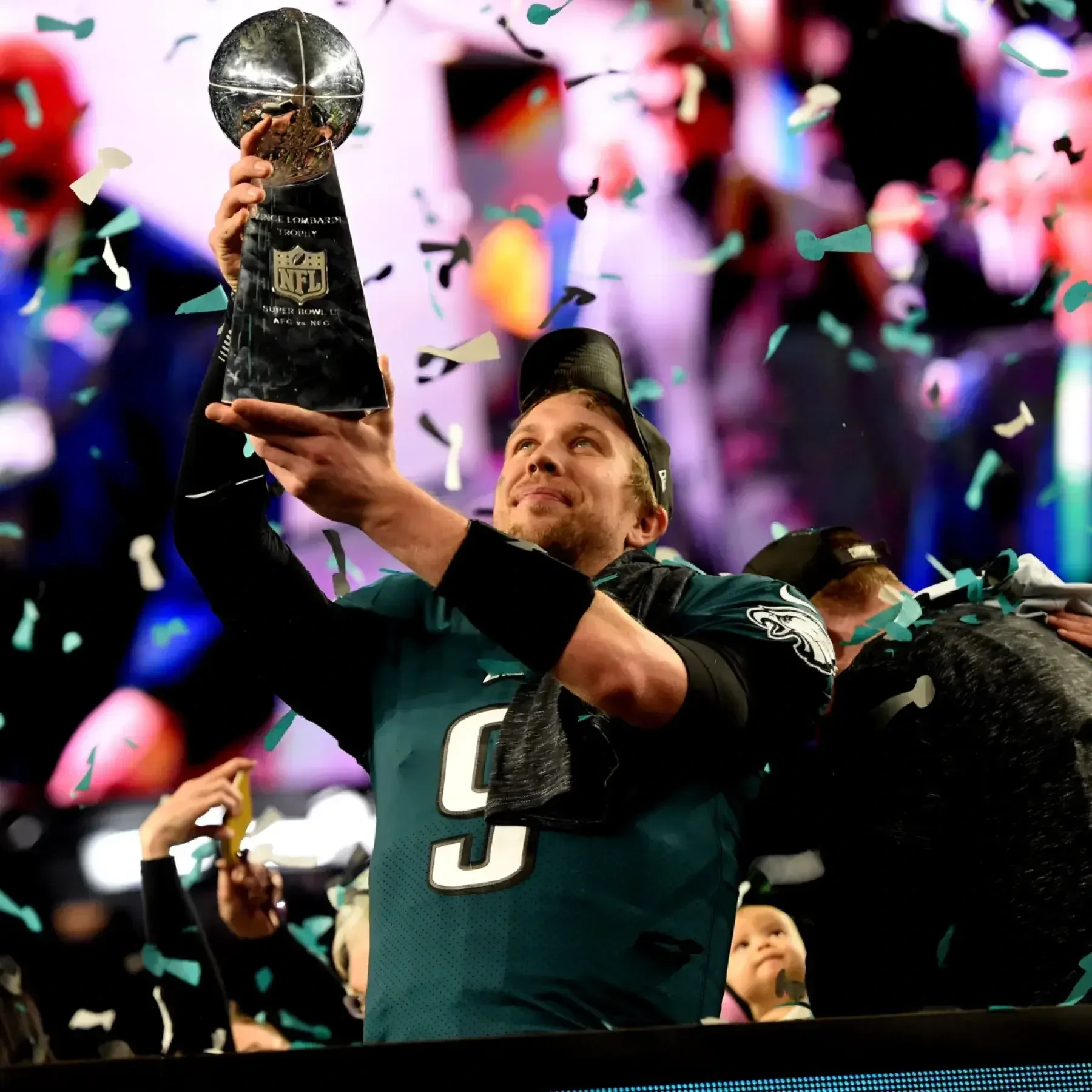 Philadelphia Eagles winning Super Bowl LII