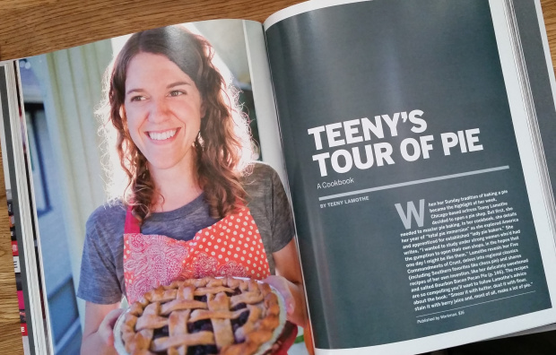 Look at that full page pie lady pic taken by the stunningly talented Katie Parra
