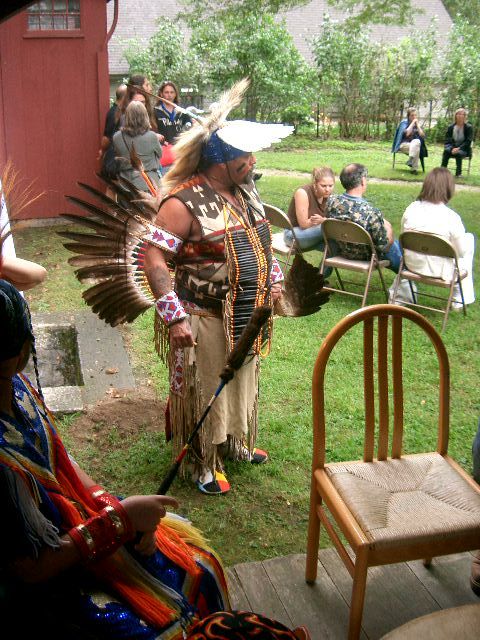 Mohican drummer from Nanapowe at the Mission House 2006