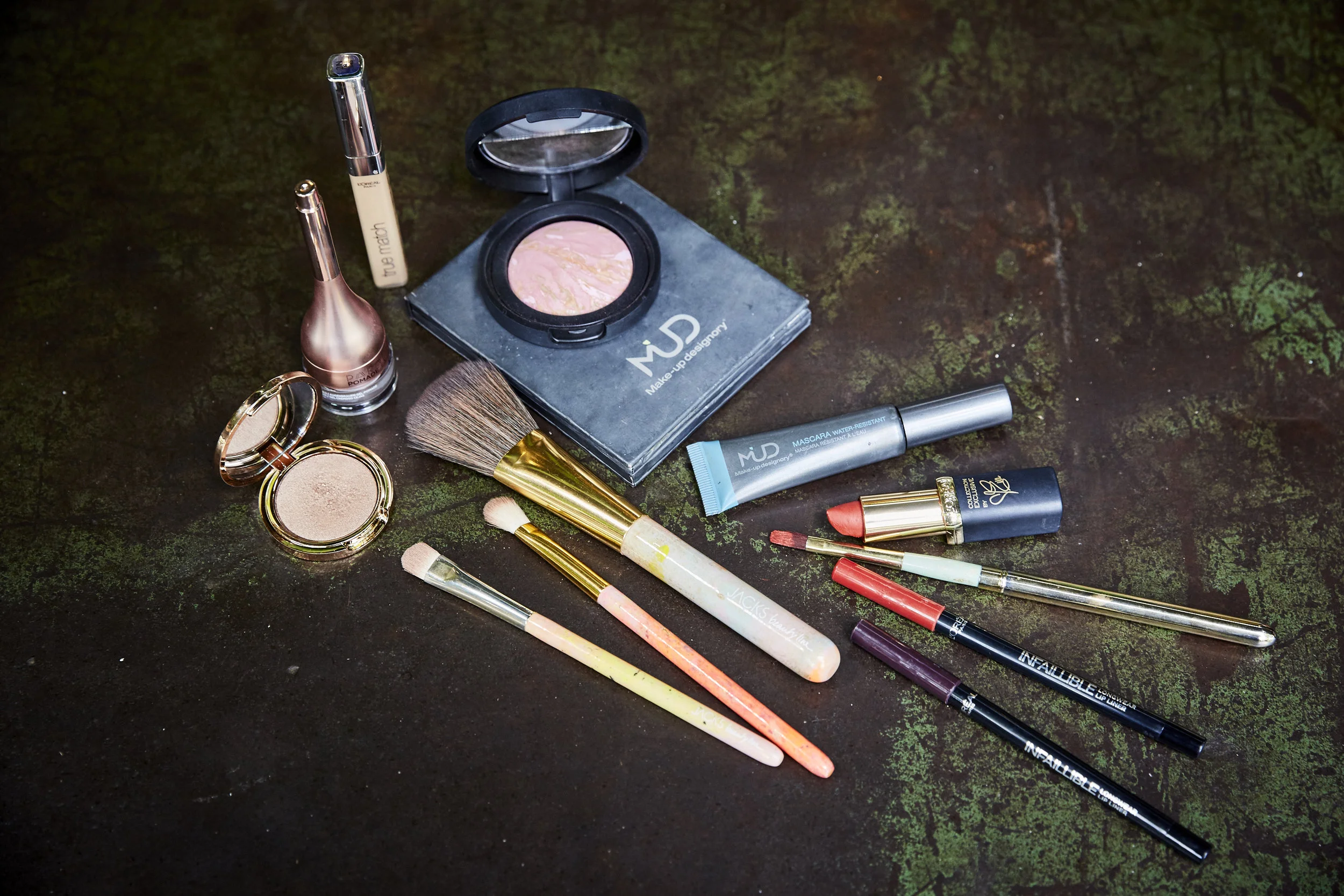 Für meinen Herbstlook habe ich diese Produkte verwendet: JACKS beauty line, Make-up Designory, Laura Geller, Nude by Nature, L' Oréal Paris