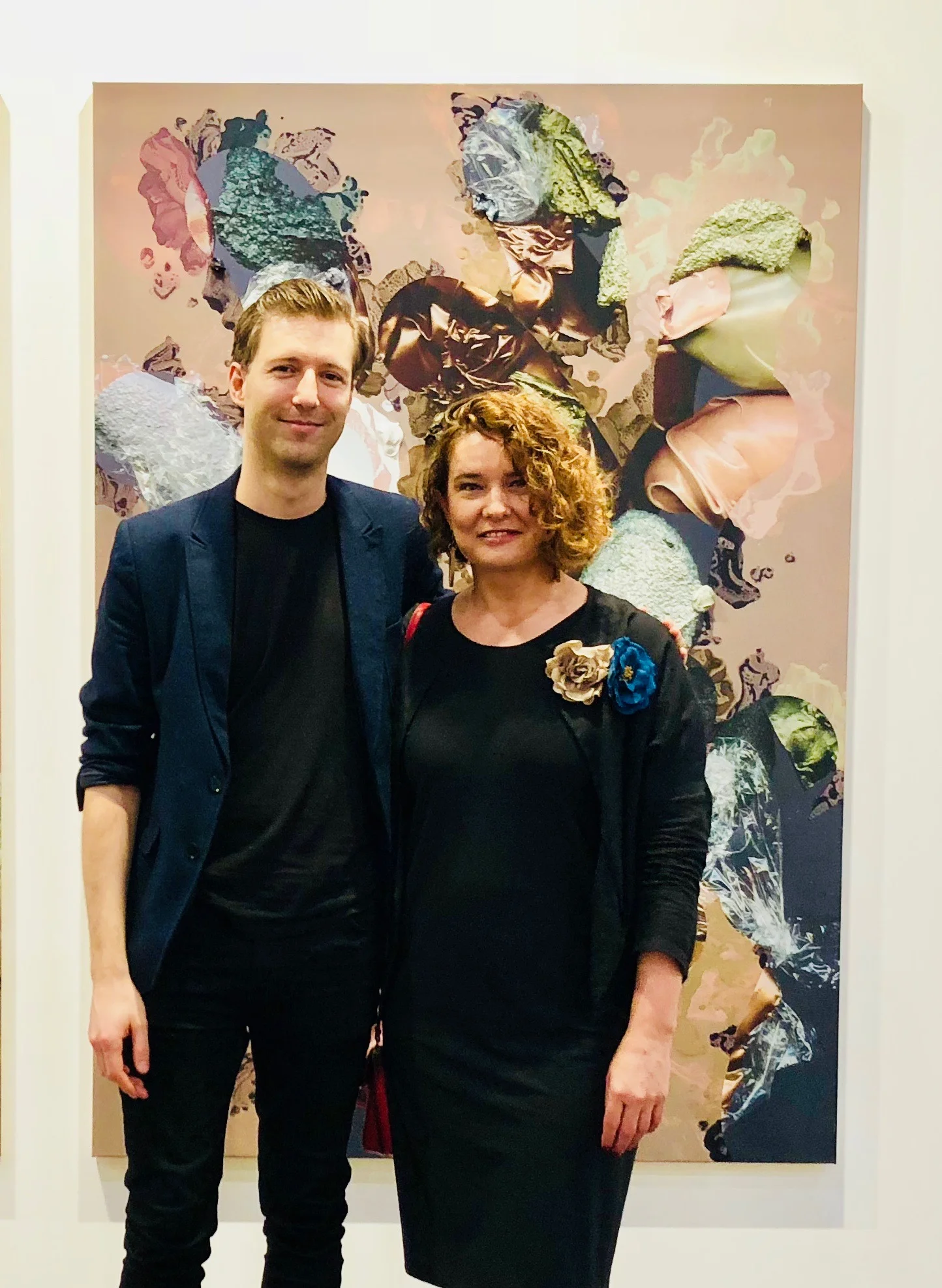 With artist Andre Hemer
