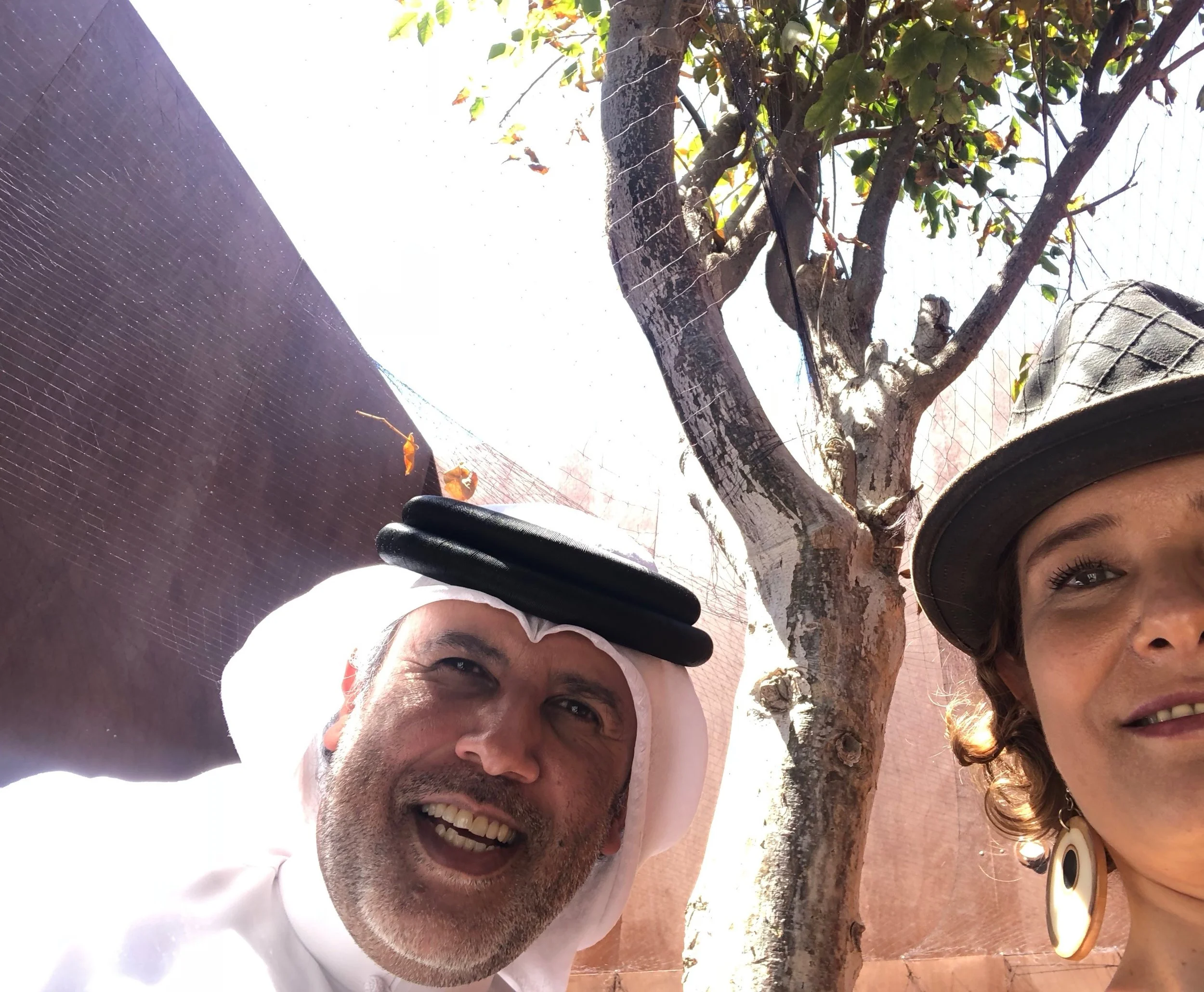 With Abdul Money Al Serkal, art enthusiast and supporter