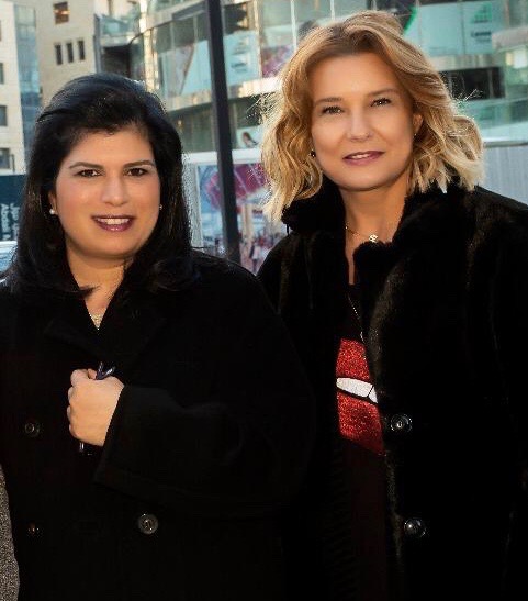 With HRH Princess Sumaya Bint El Hassan