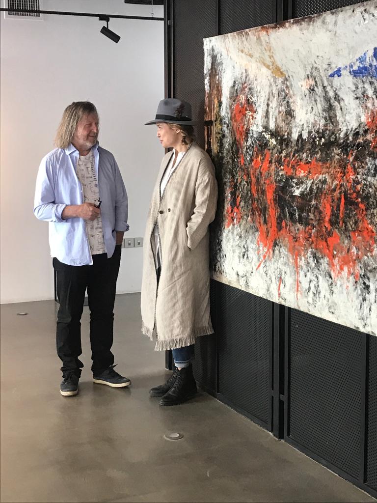 With artist Zivo