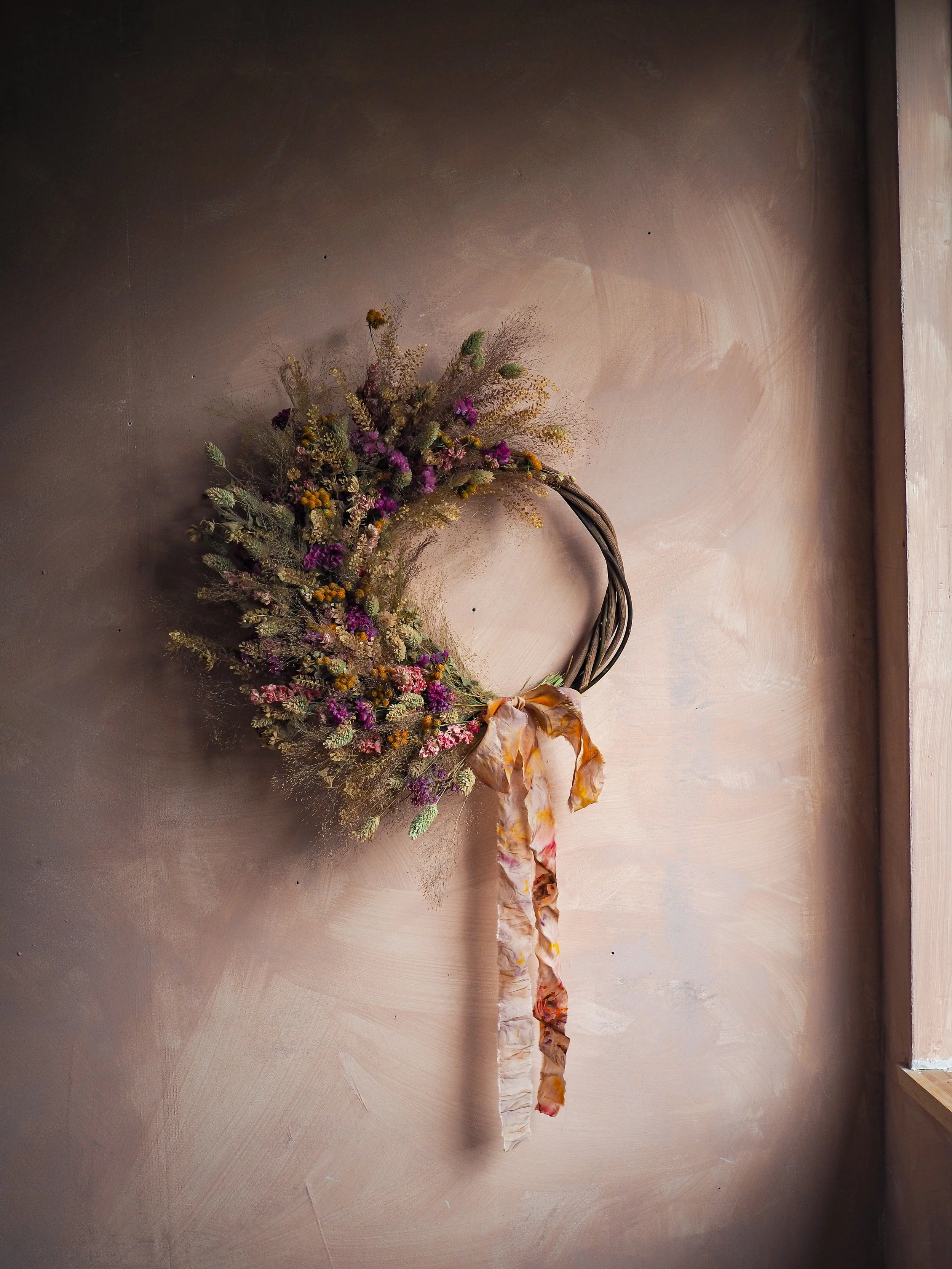 Everlasting Dried Flower Wreath