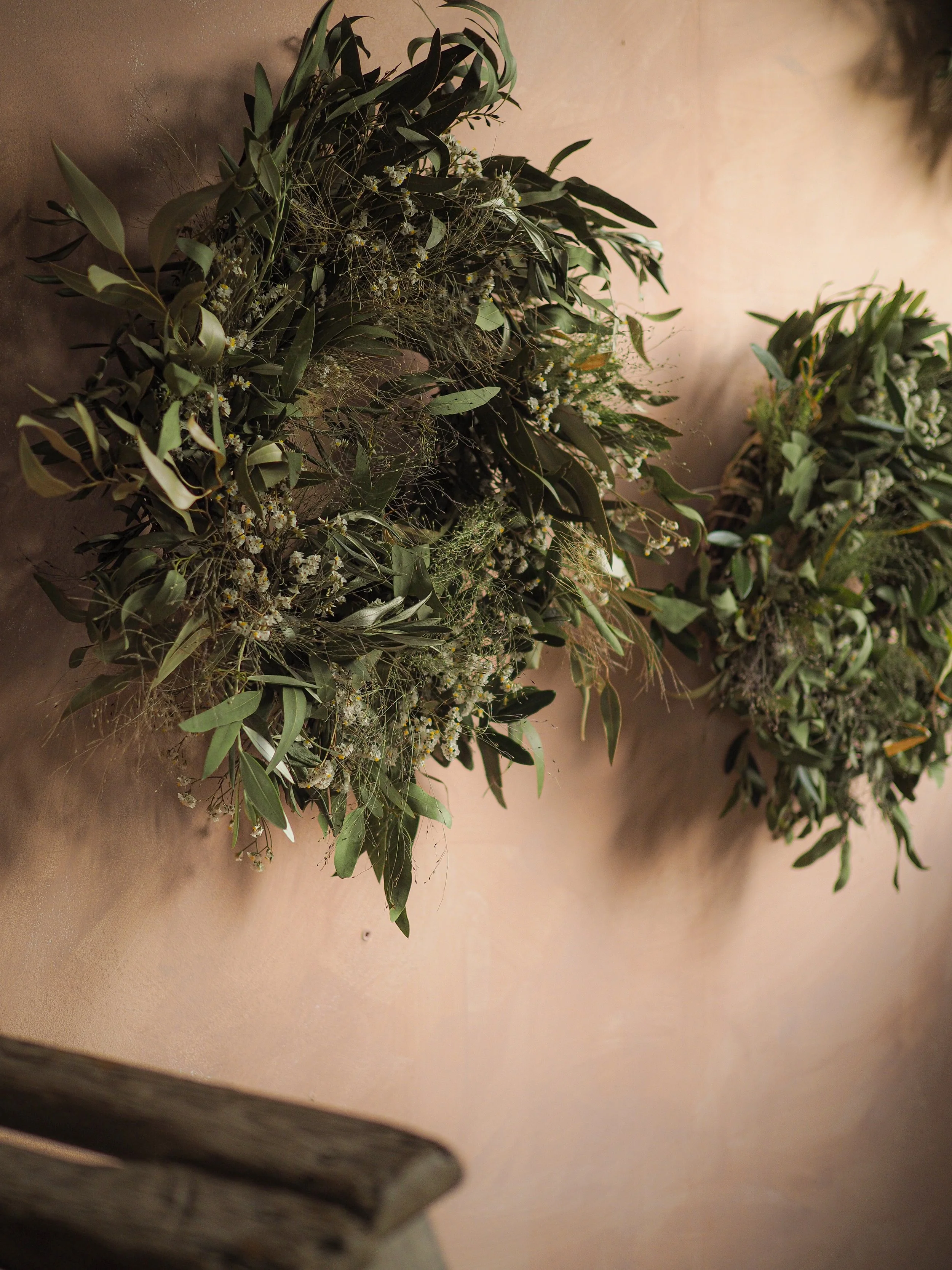 Botanical Tales Christmas Wreath Workshop at the Old Bakery, Branscombe