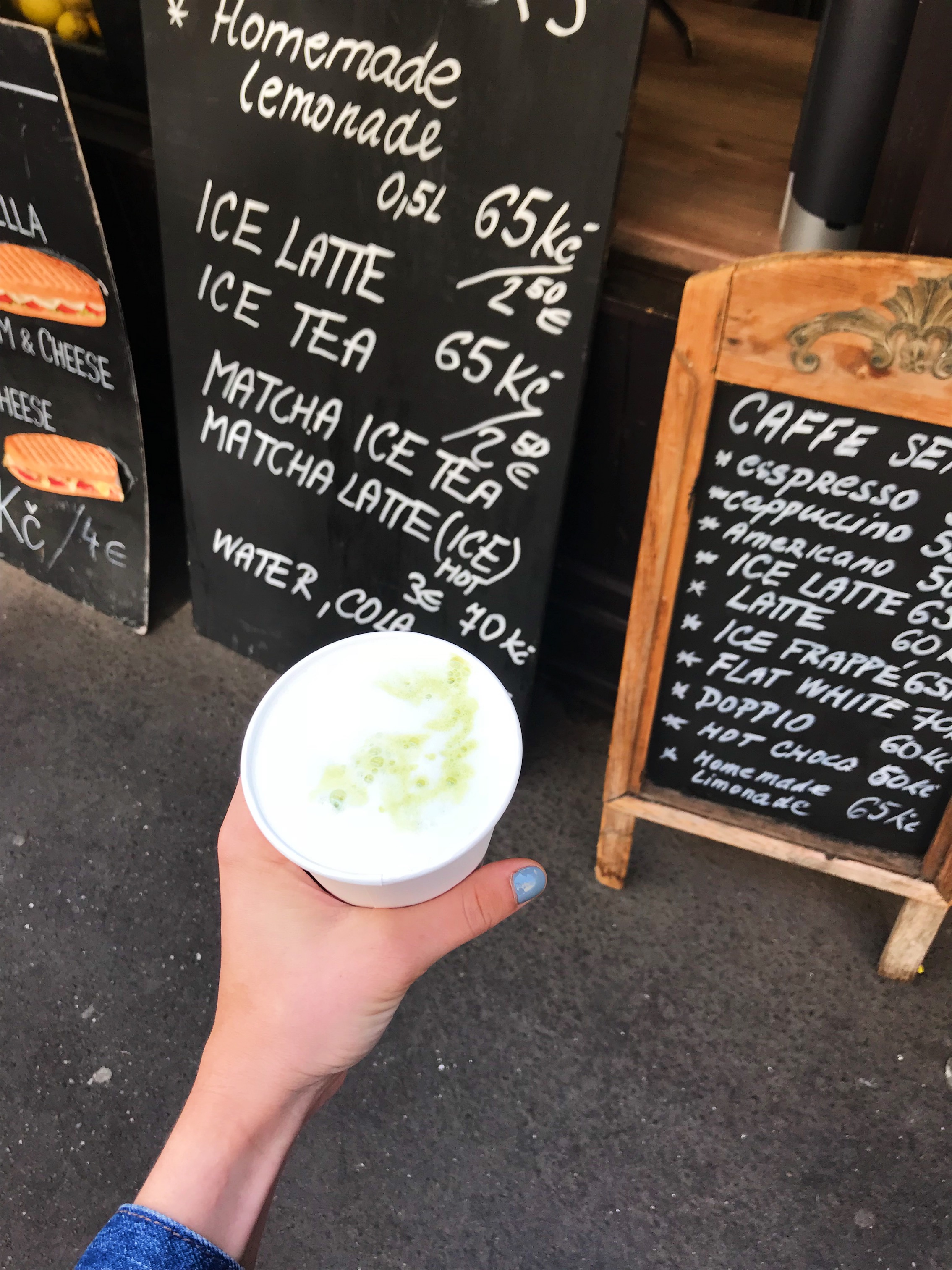 My ONE matcha latte in Europe!!
