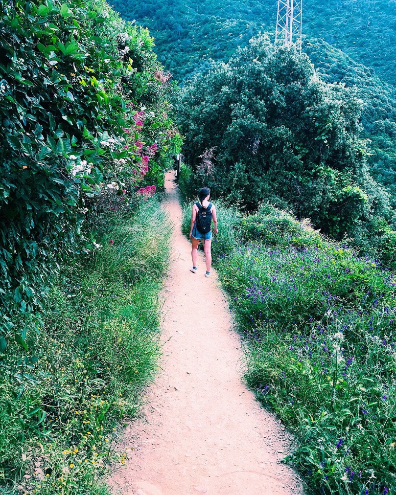 hiking from Monterosso to Vernazza