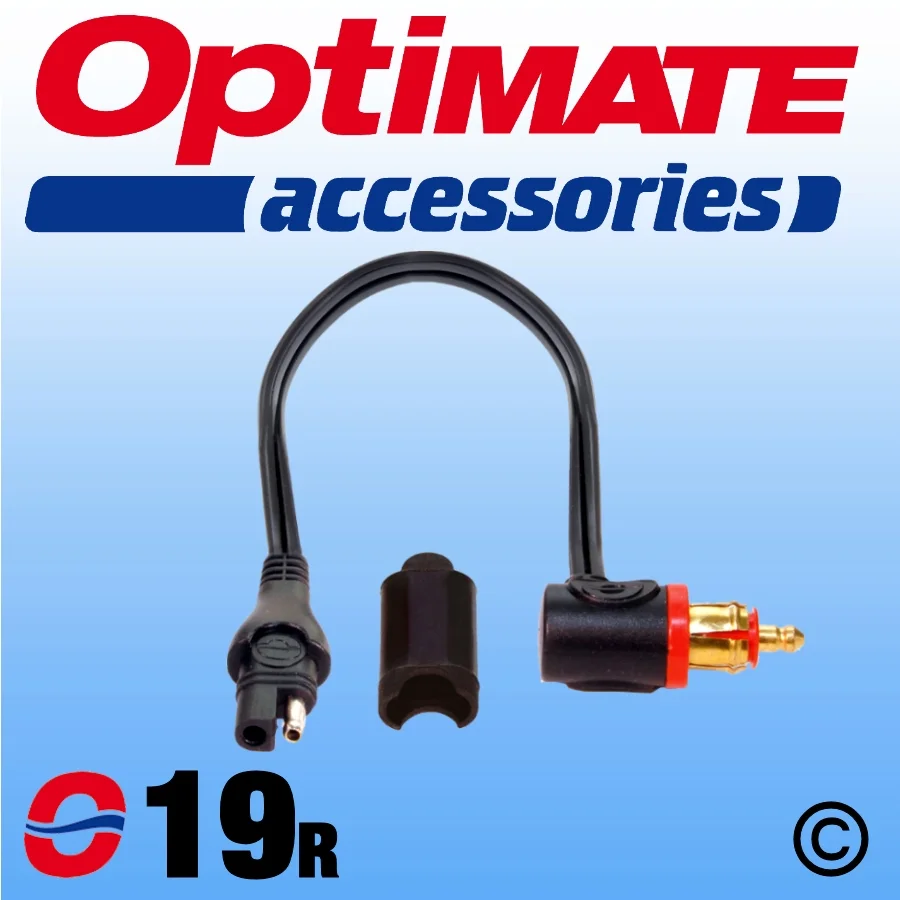 O19R, O-19, OptiMate SAE DIN Battery Lead for BMW Motorcycle