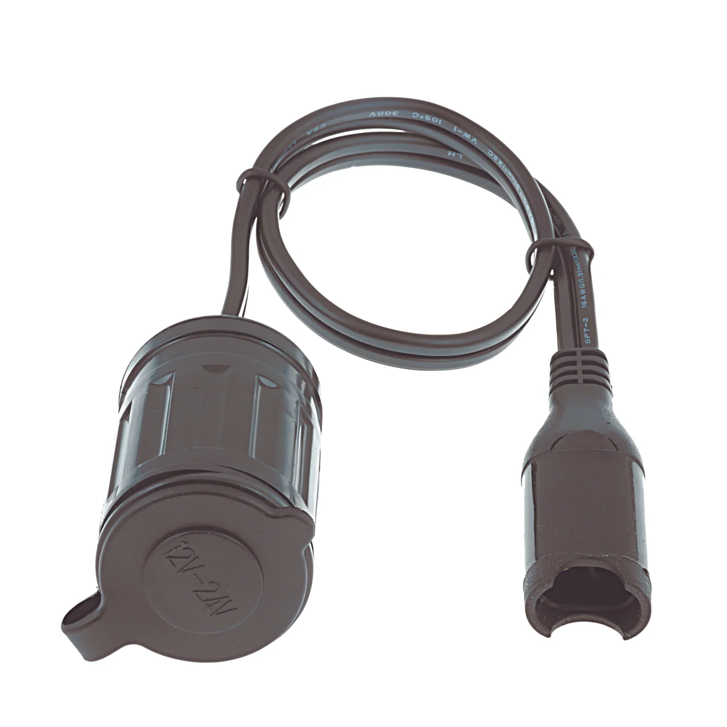 O6, O-06, O-6, SAE76, OptiMate SAE Cigarette Lighter Socket Battery Lead Accessory, Weatherproof, for Motorcycle