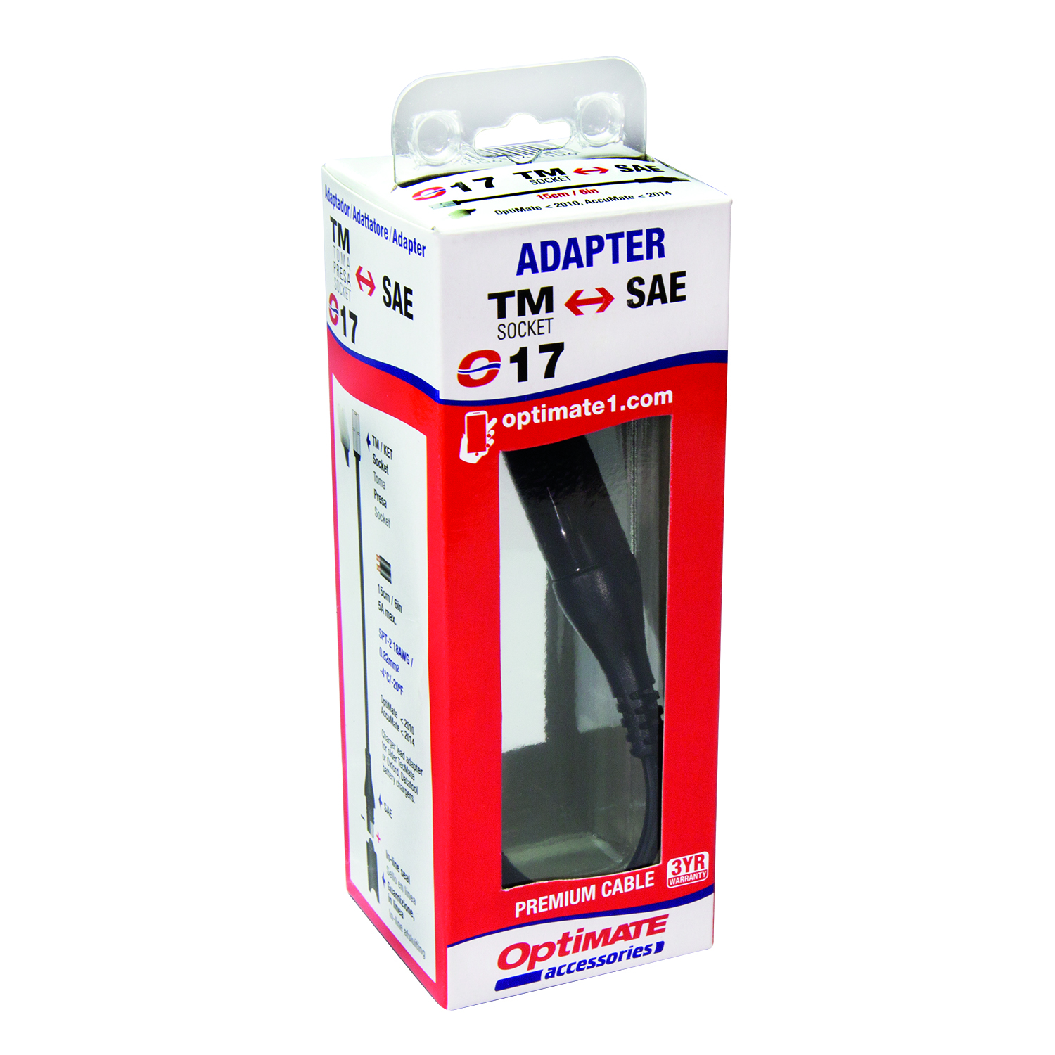 Optimate O-17/ Converter Connection SAE to TM.