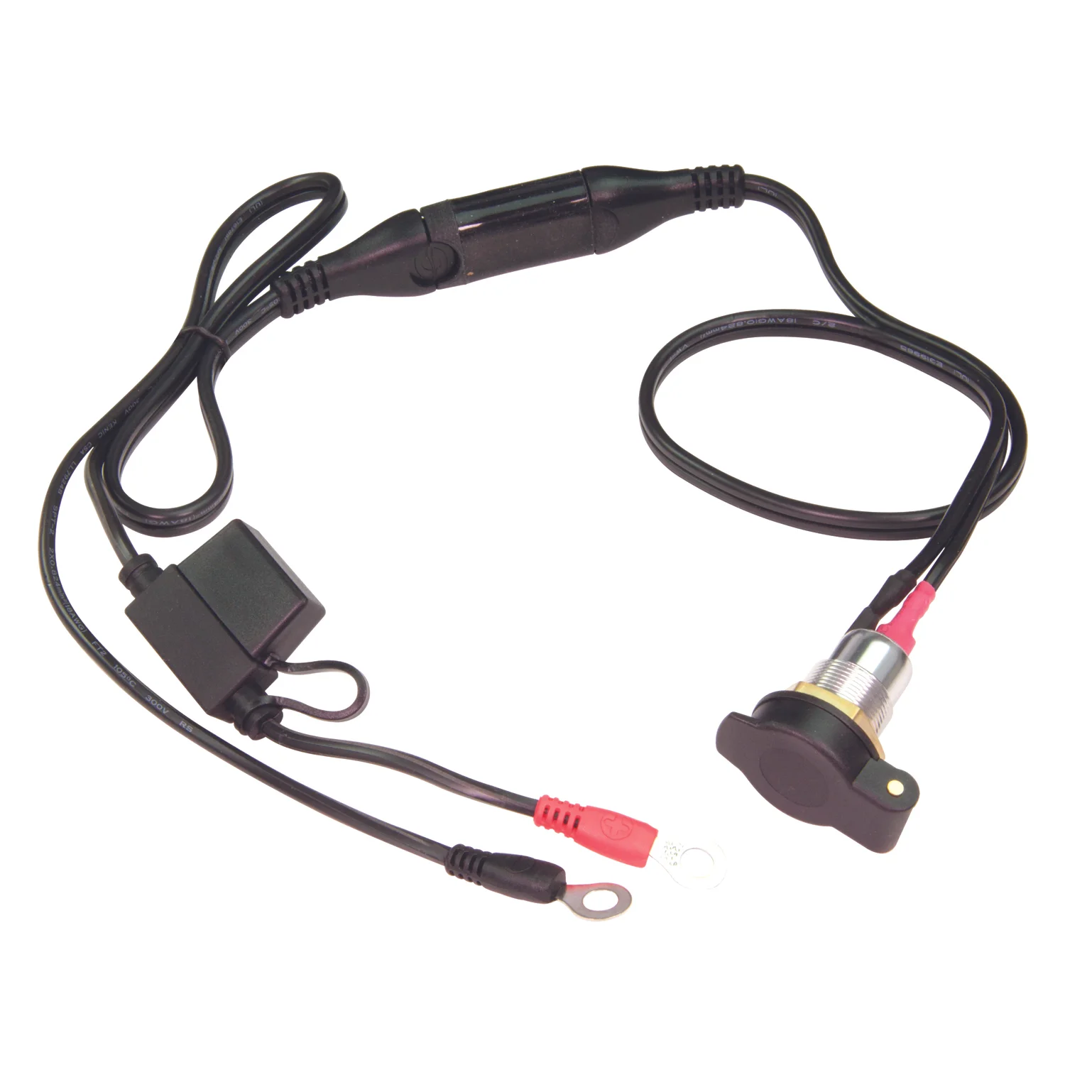 O18, O-18, OptiMate SAE DIN Battery Panel Socket Lead