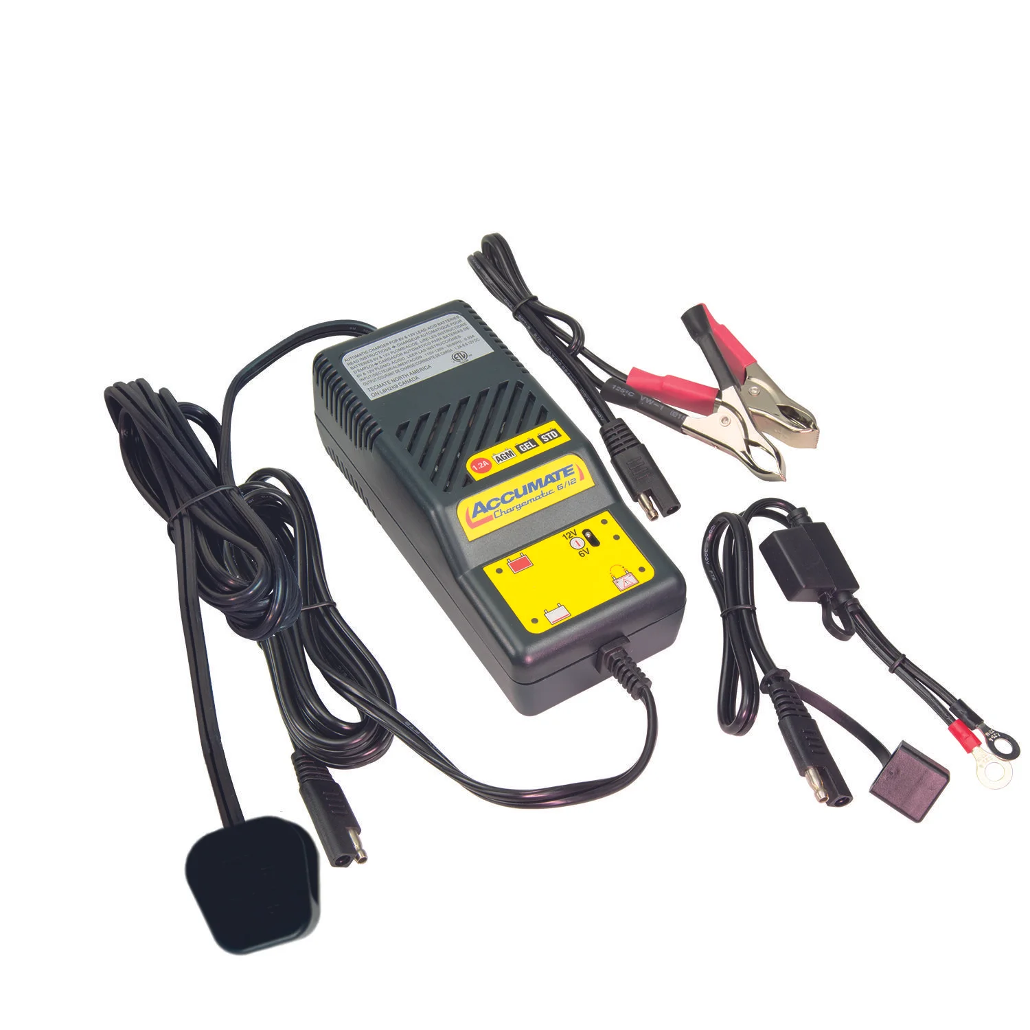 TM06, TM07 AccuMate 6V / 12V Battery Charger, Trickle Charger