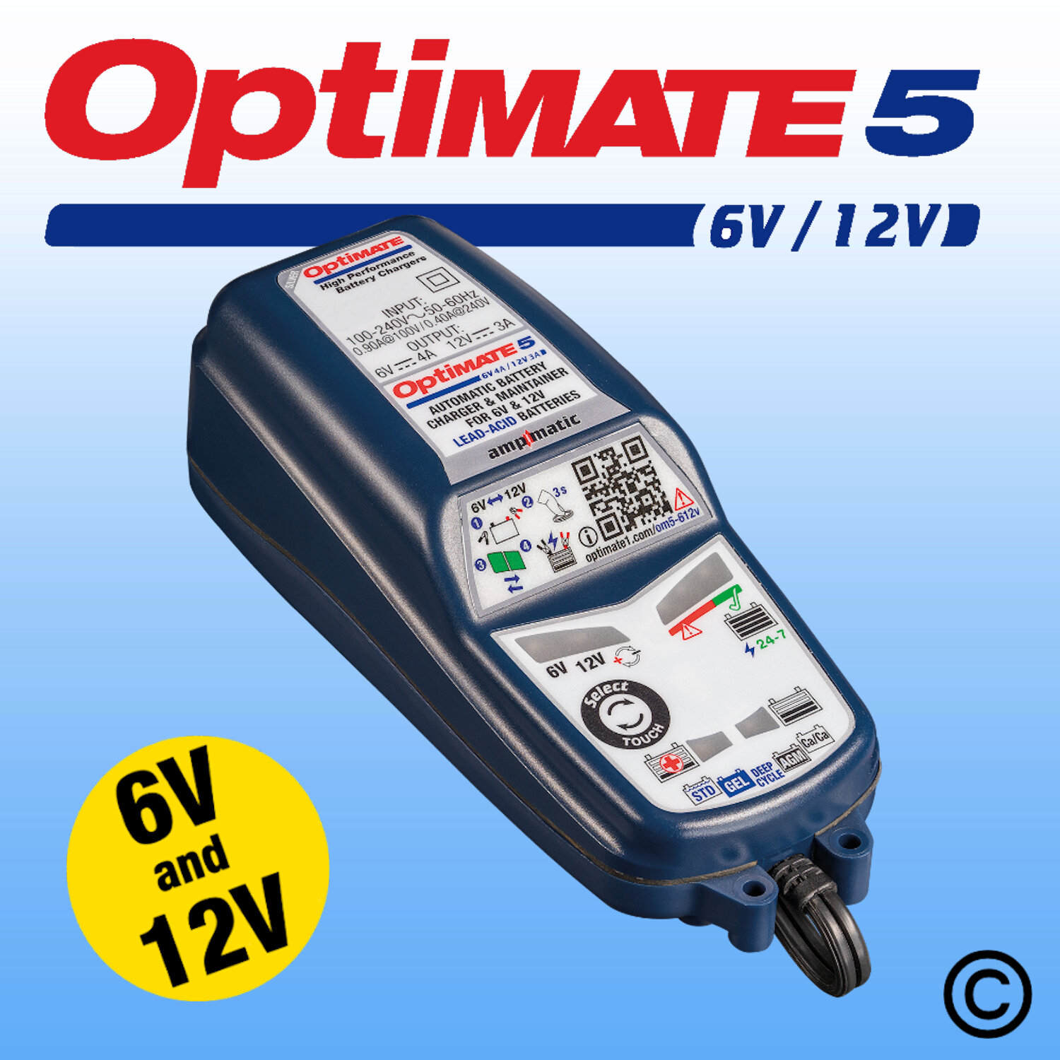 fange makker Udsigt OptiMate 5 6V/12V — OptiMate UK