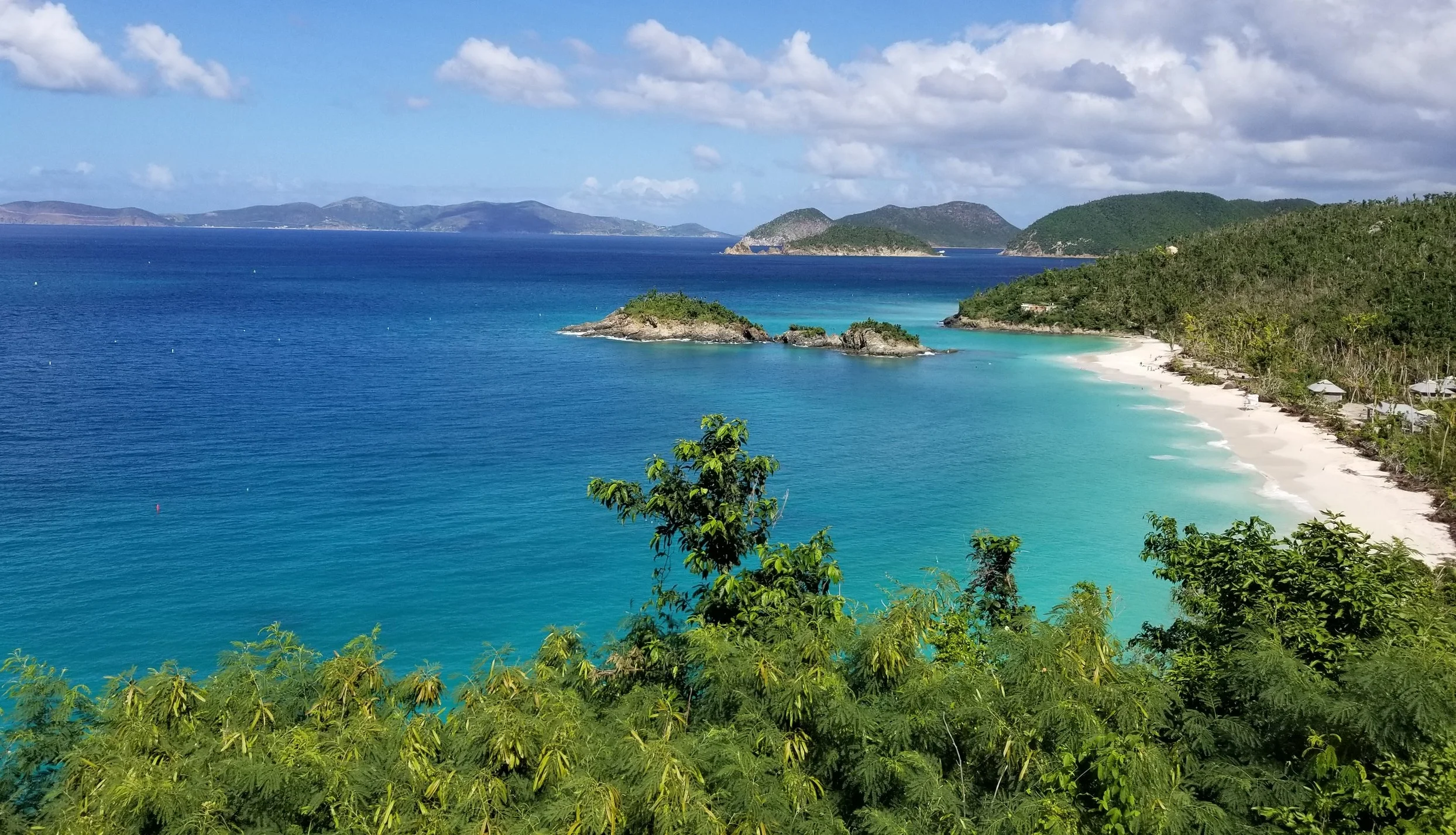Post Hurricanes Irma and Maria in the U.S. Virgin Islands. Not shown: island wide catastrophic damage.