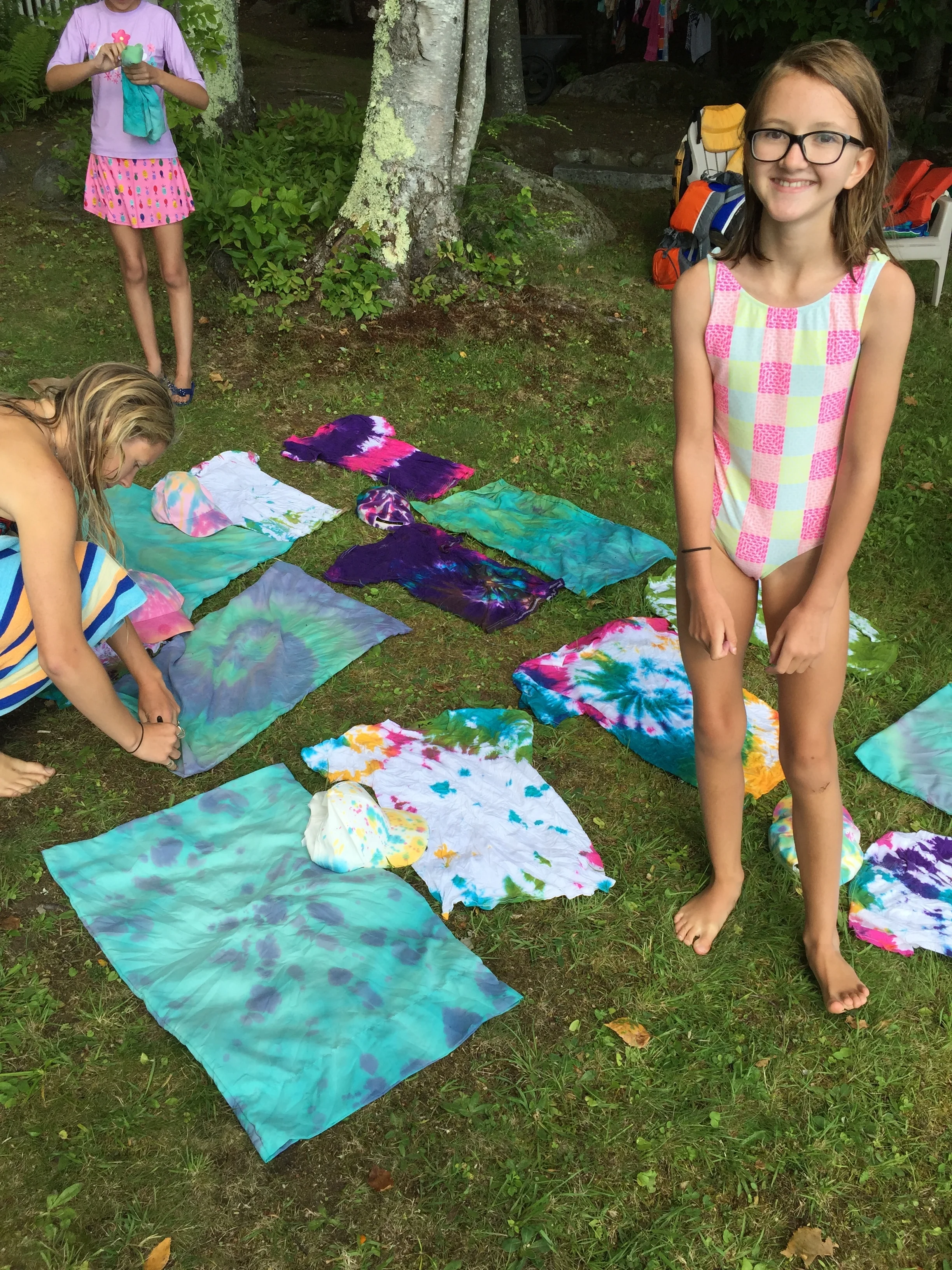 Our tie dye from yesterday! 