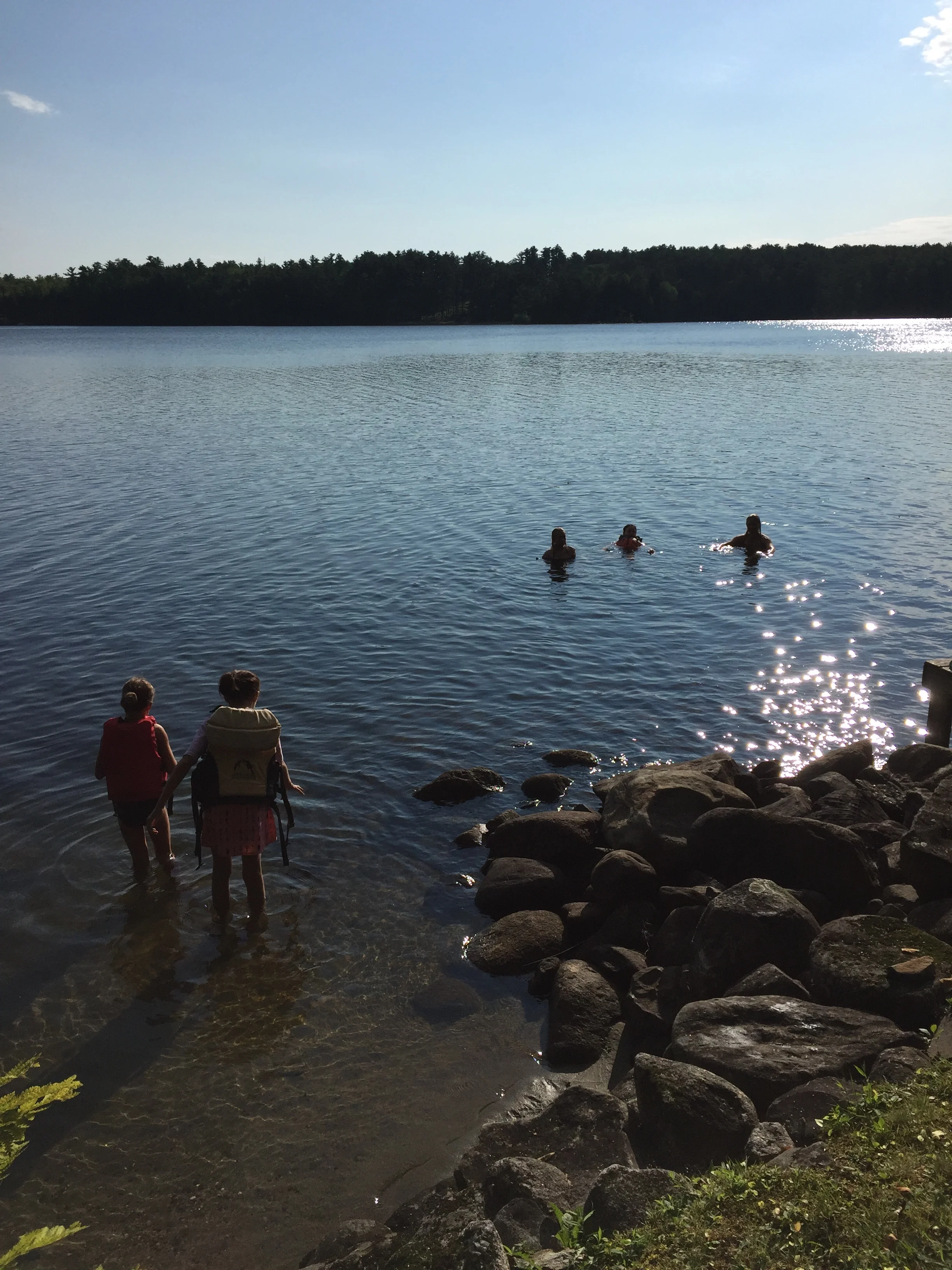 Morning swim