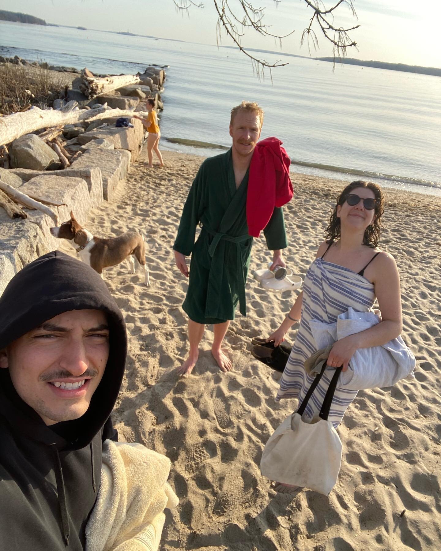 4.14.23

The weather app put out a severe weather alert for a &ldquo;beach hazard&rdquo; today - warning people not to get fooled by the warm air and think the water is warm too. We can confirm, the water is definitely not warm. Exactly how we like i