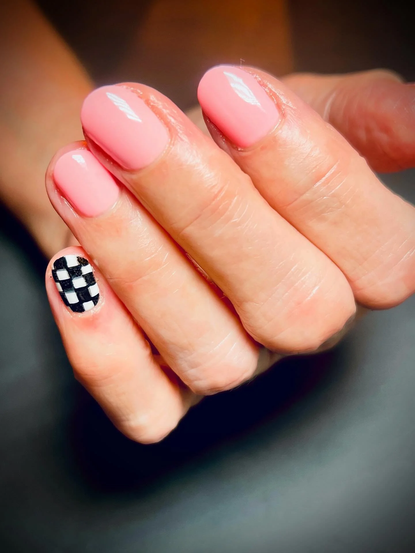 Grand Prix Azerbaijan ready for this client! 🏁

Using @biosculptureuki 
No.299 Strawberry Gelato 
Whitney 
Black HP gel

Also in my trusty kitbag I use @elim_uk @labology3 @lucypastorellitools_ @officialnavyprofessional @nails_luxeofficial 

#Mobile
